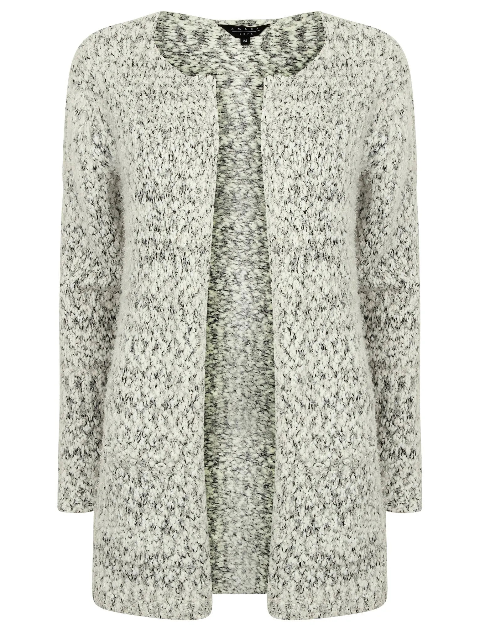 AR Everest Knitted Cardigan in Black Bean - Amara Reya
