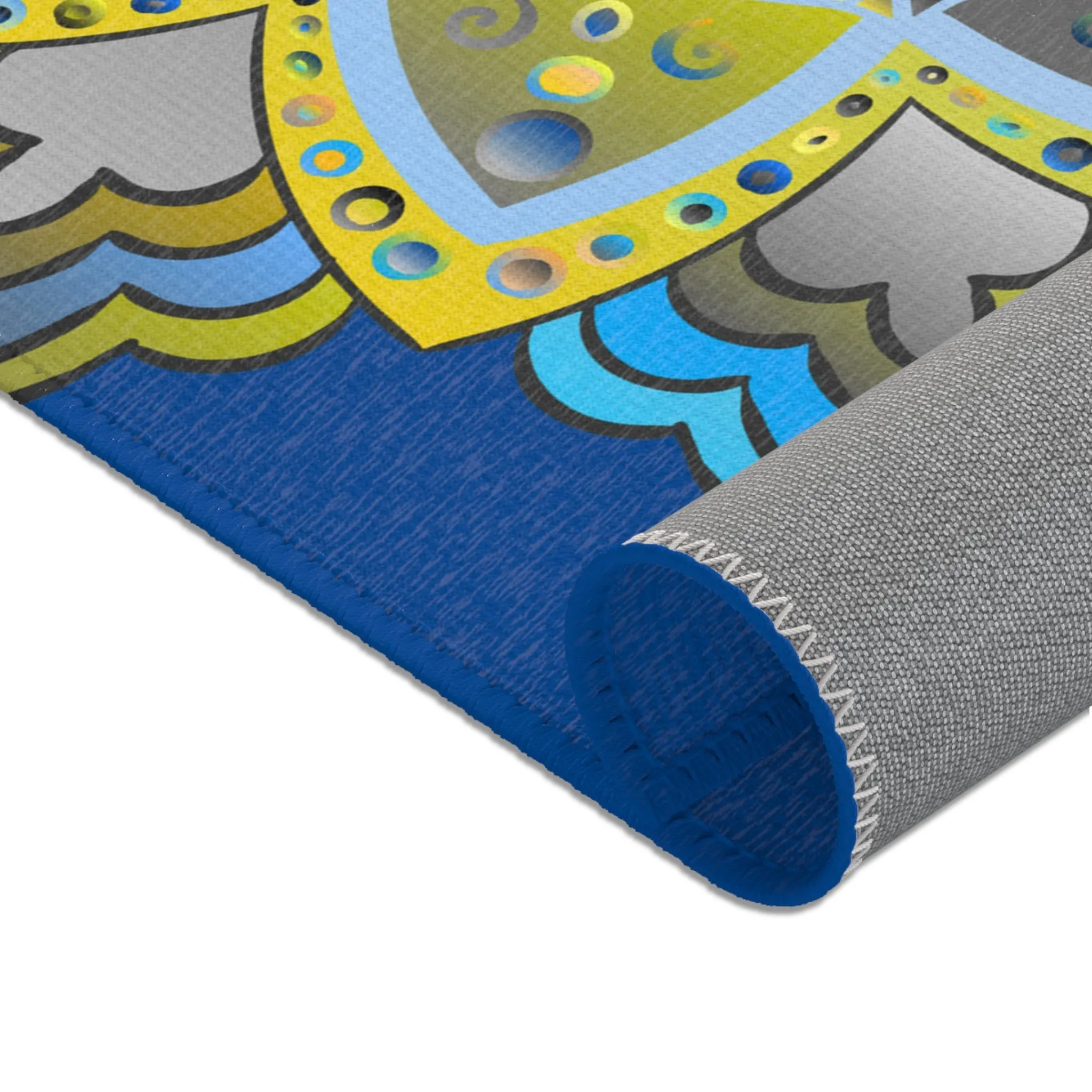 Area Rugs Featuring Hand-Drawn Mandala Designs