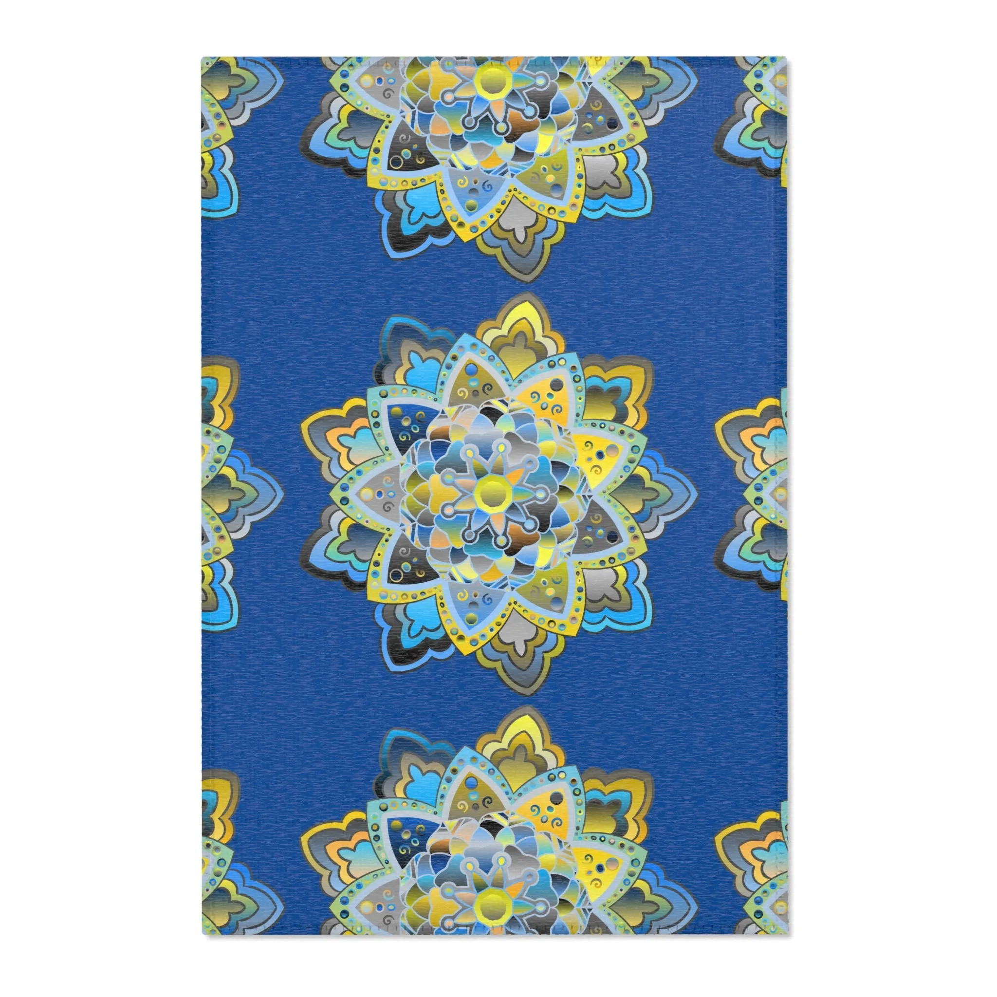 Area Rugs Featuring Hand-Drawn Mandala Designs
