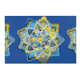 Area Rugs Featuring Hand-Drawn Mandala Designs