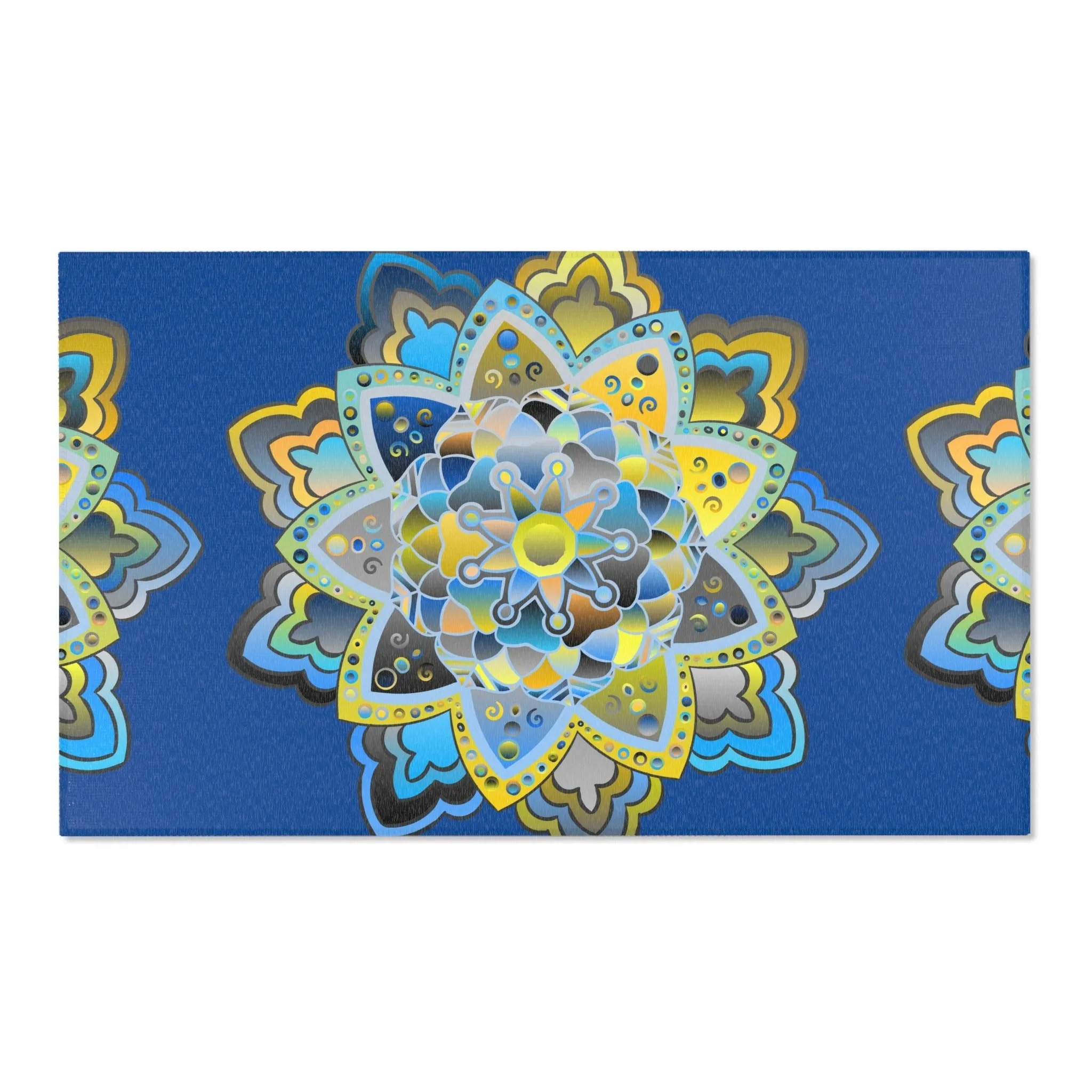 Area Rugs Featuring Hand-Drawn Mandala Designs