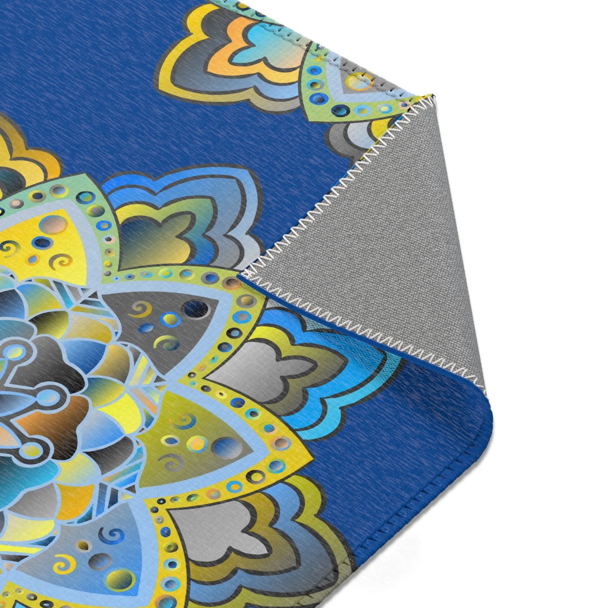 Area Rugs Featuring Hand-Drawn Mandala Designs