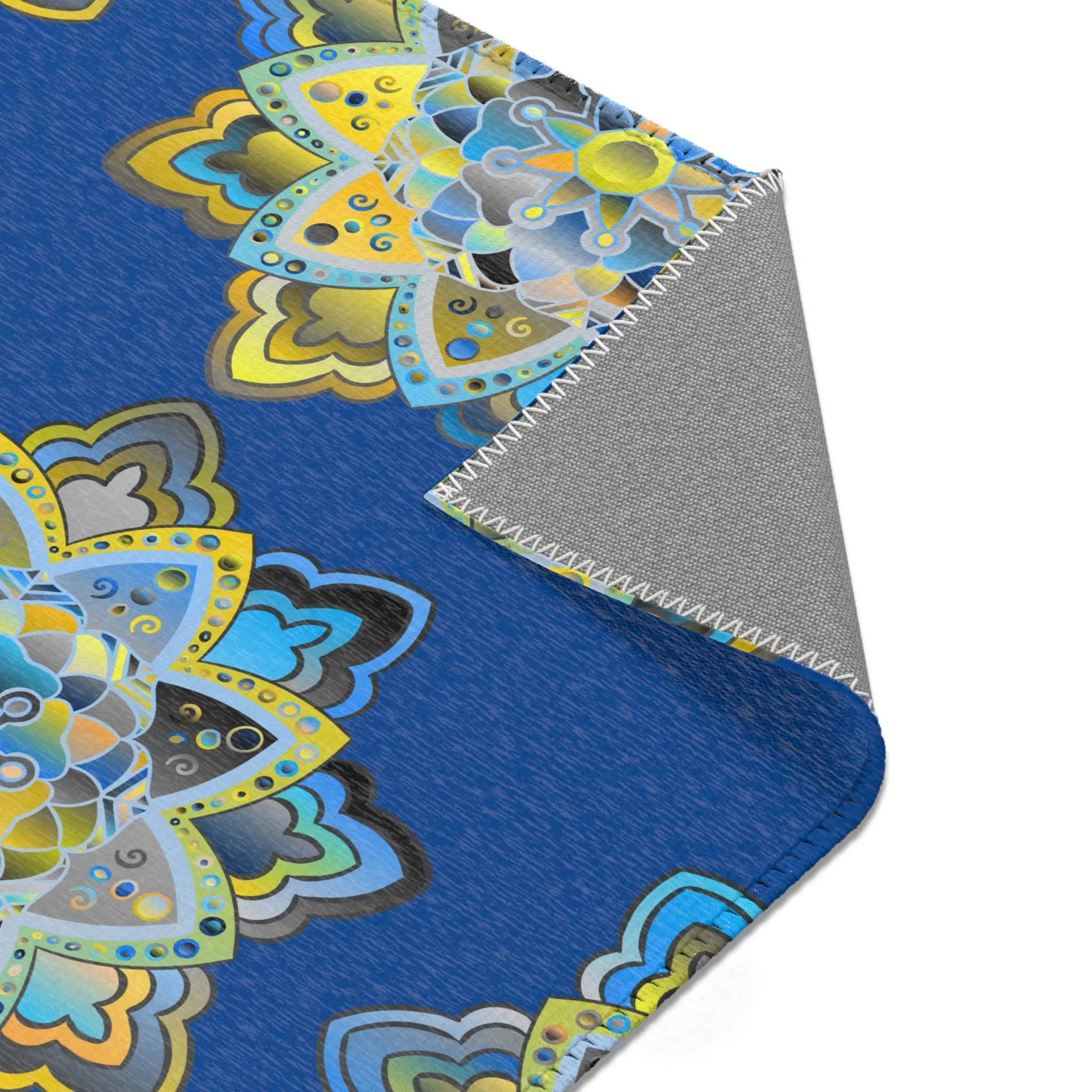 Area Rugs Featuring Hand-Drawn Mandala Designs