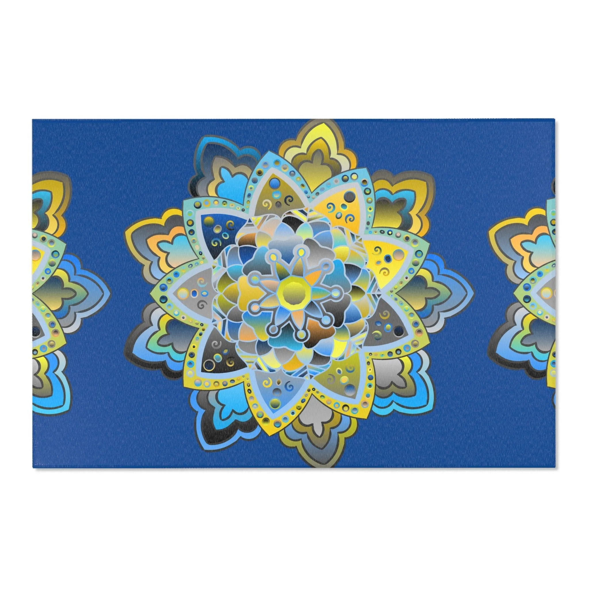 Area Rugs Featuring Hand-Drawn Mandala Designs