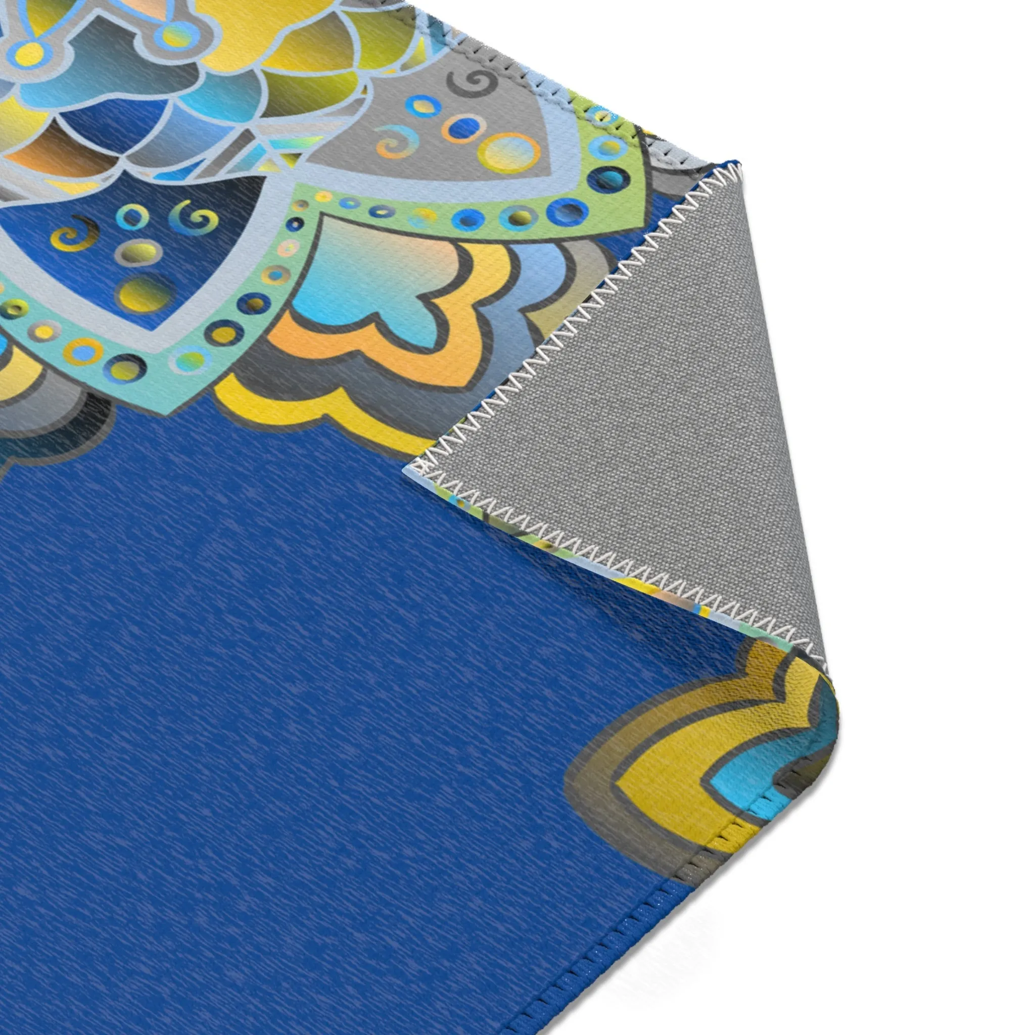 Area Rugs Featuring Hand-Drawn Mandala Designs