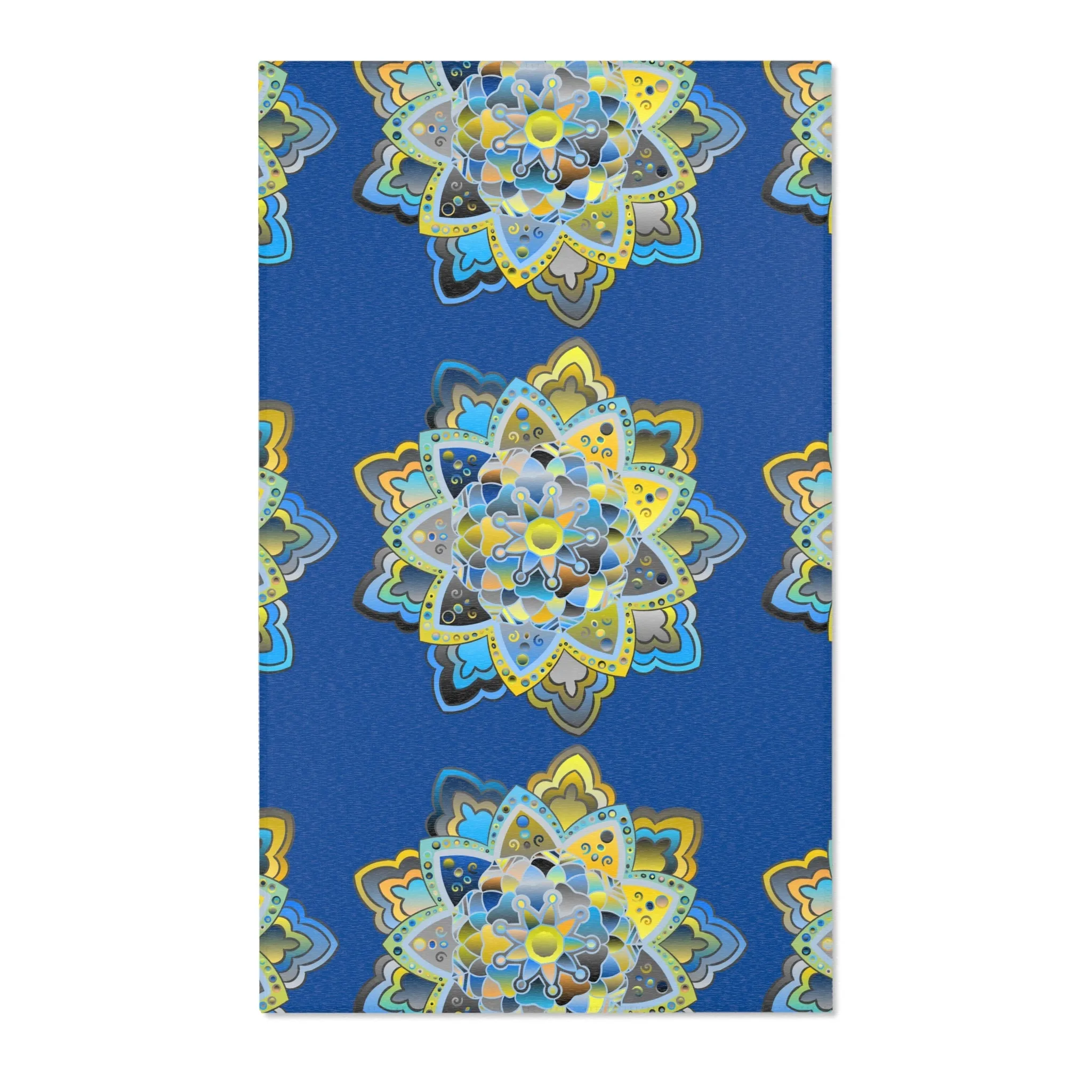 Area Rugs Featuring Hand-Drawn Mandala Designs