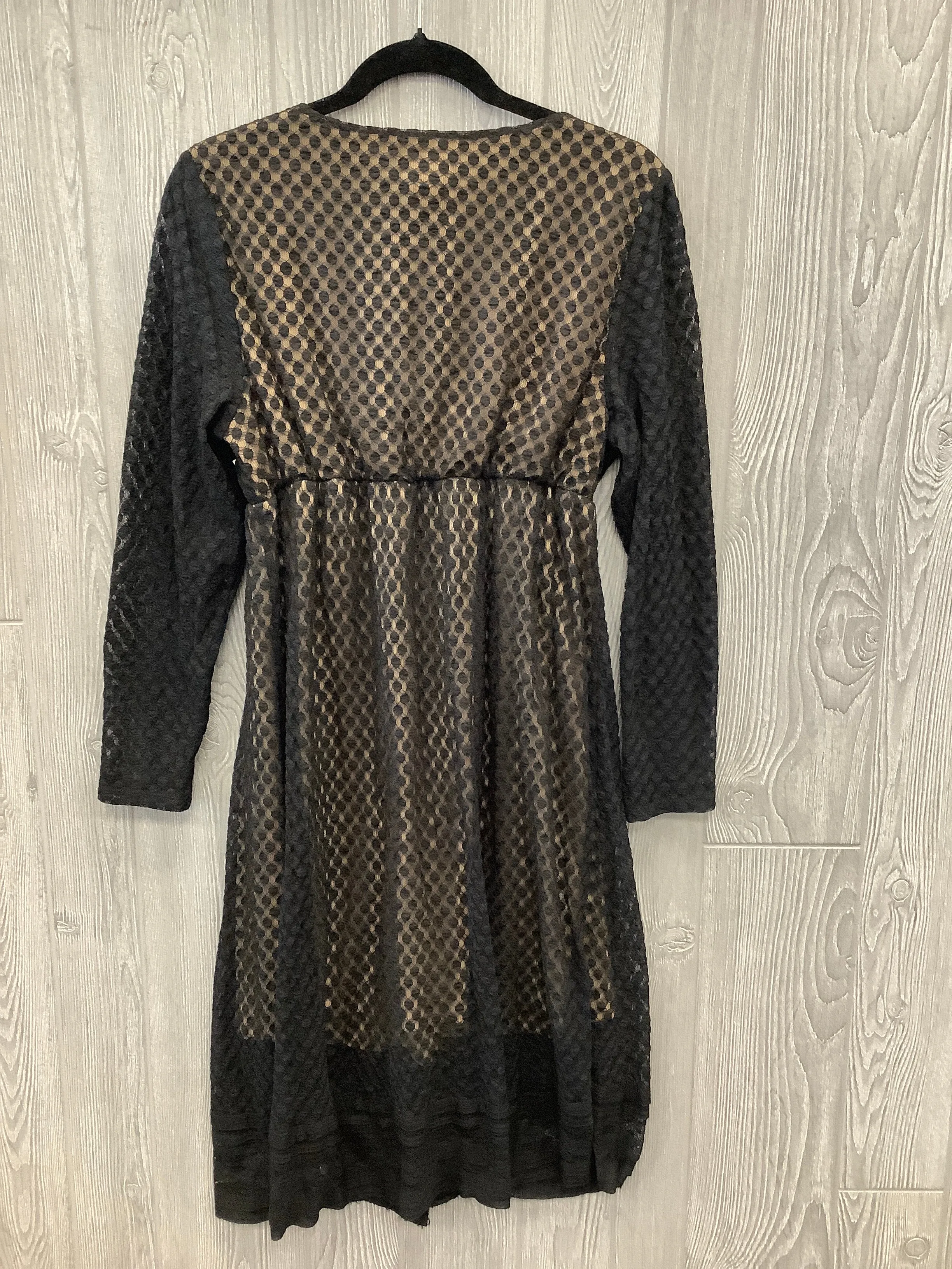 Black Dress Party Midi Monroe And Main, Size L