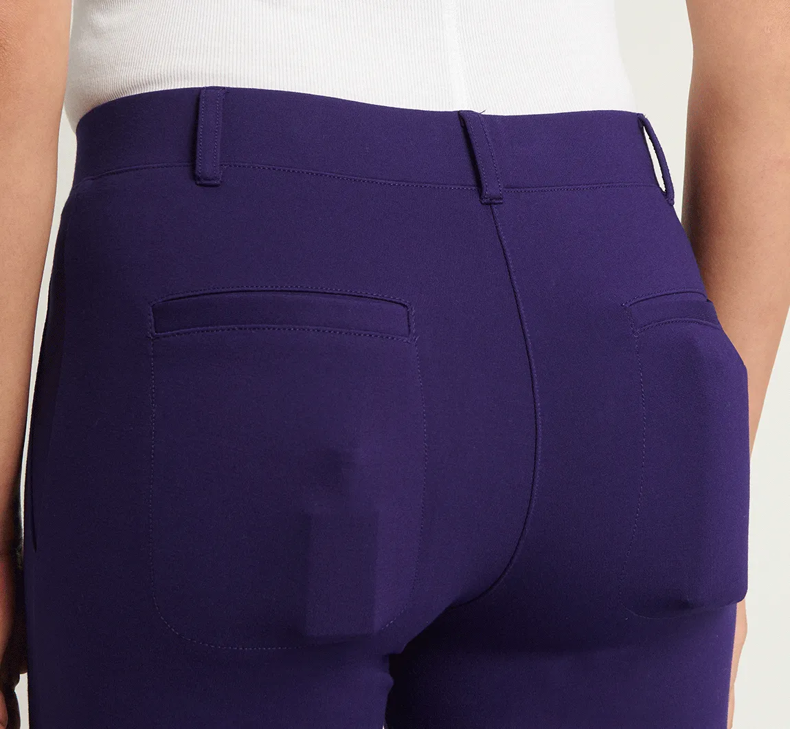 Boot-Cut | Two-Pocket Dress Pant Yoga Pants (Concord)