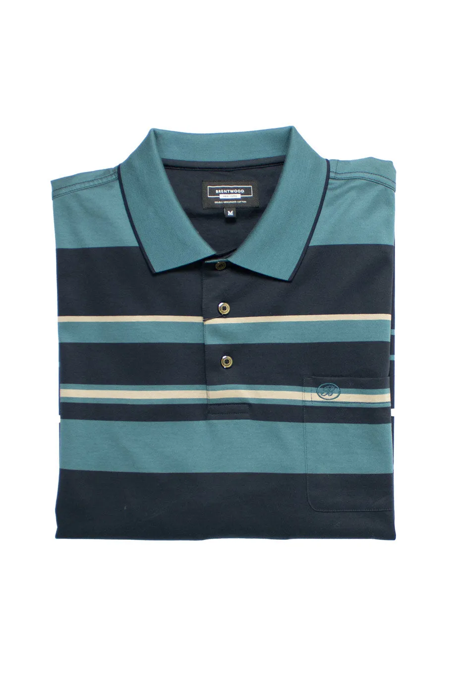 Brentwood Heston Double Mecerised Navy Golfer