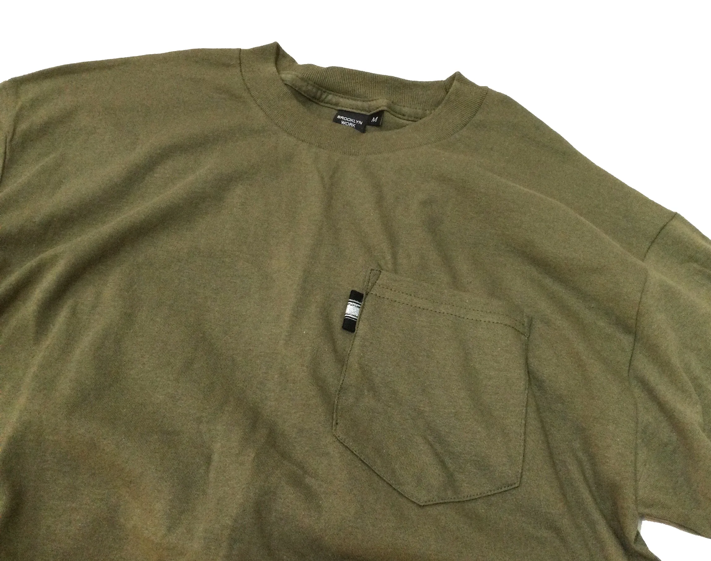 Brooklyn Work Ribbon S/S Pocket Tee Military Green