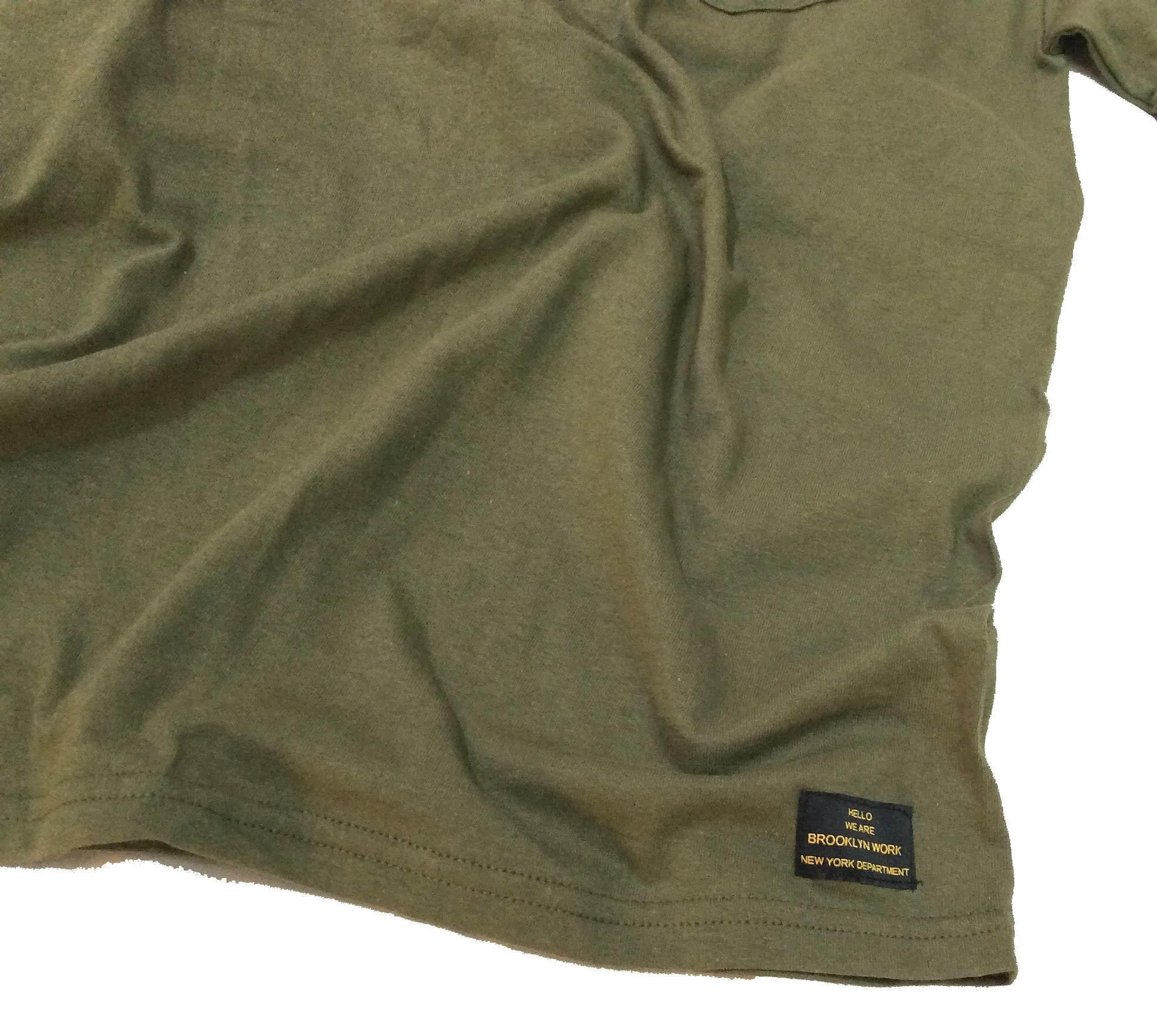 Brooklyn Work Ribbon S/S Pocket Tee Military Green