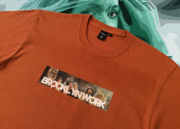 Brooklyn Work T65 S/S Tee Rusty Orange