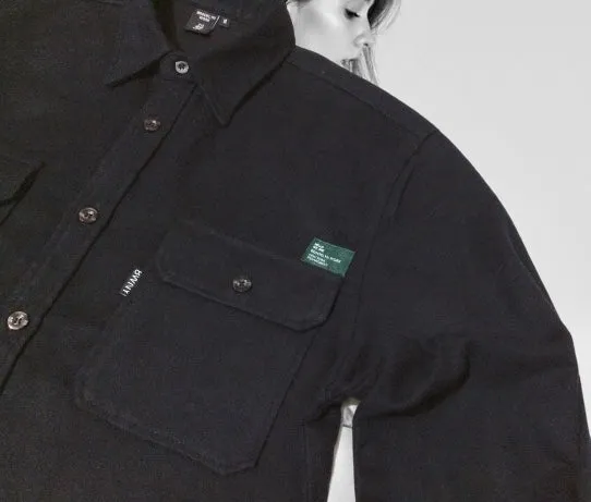 Brooklyn Work T85 Heavyweight Flannel L/S Shirt Black