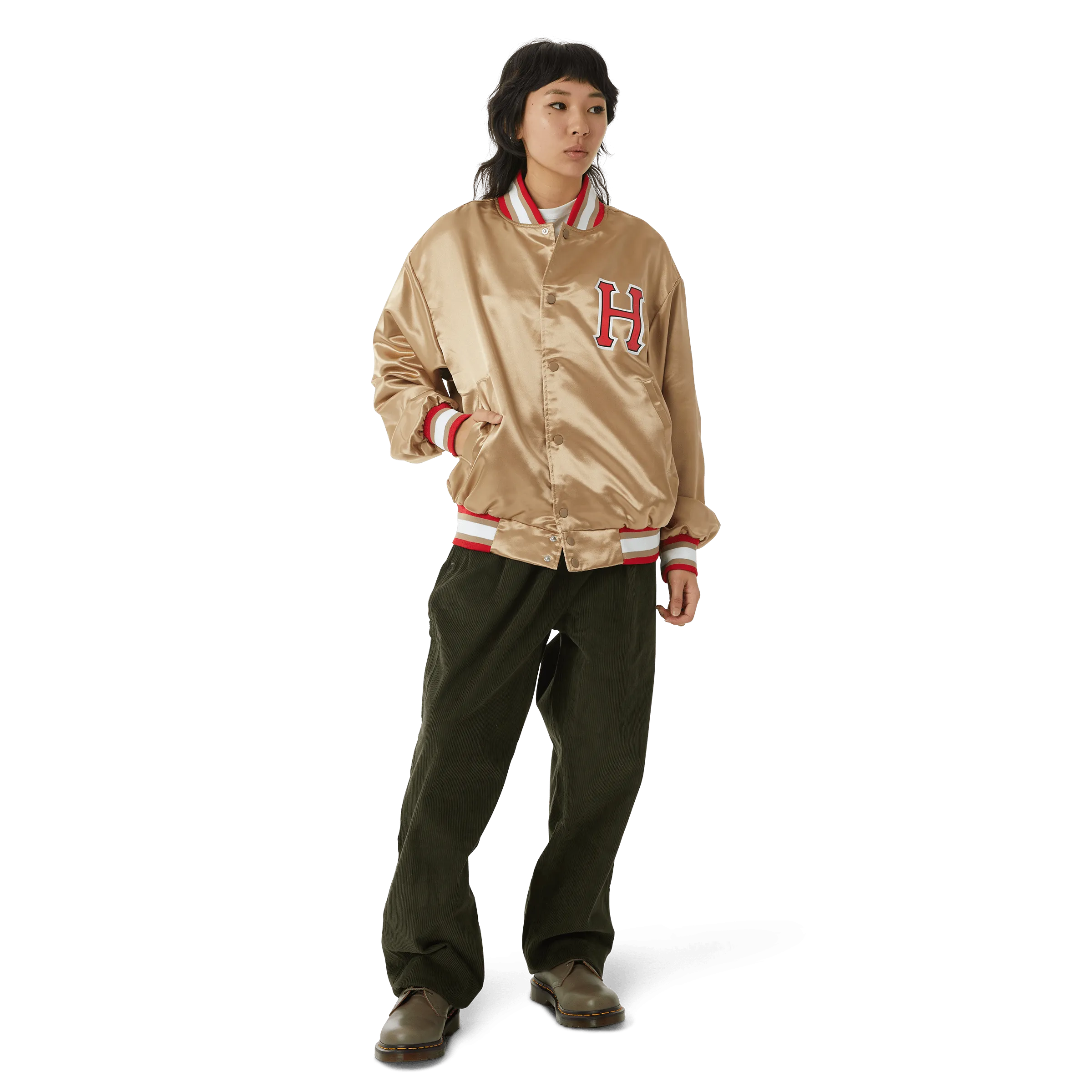 Crackerjack Satin Baseball Jacket