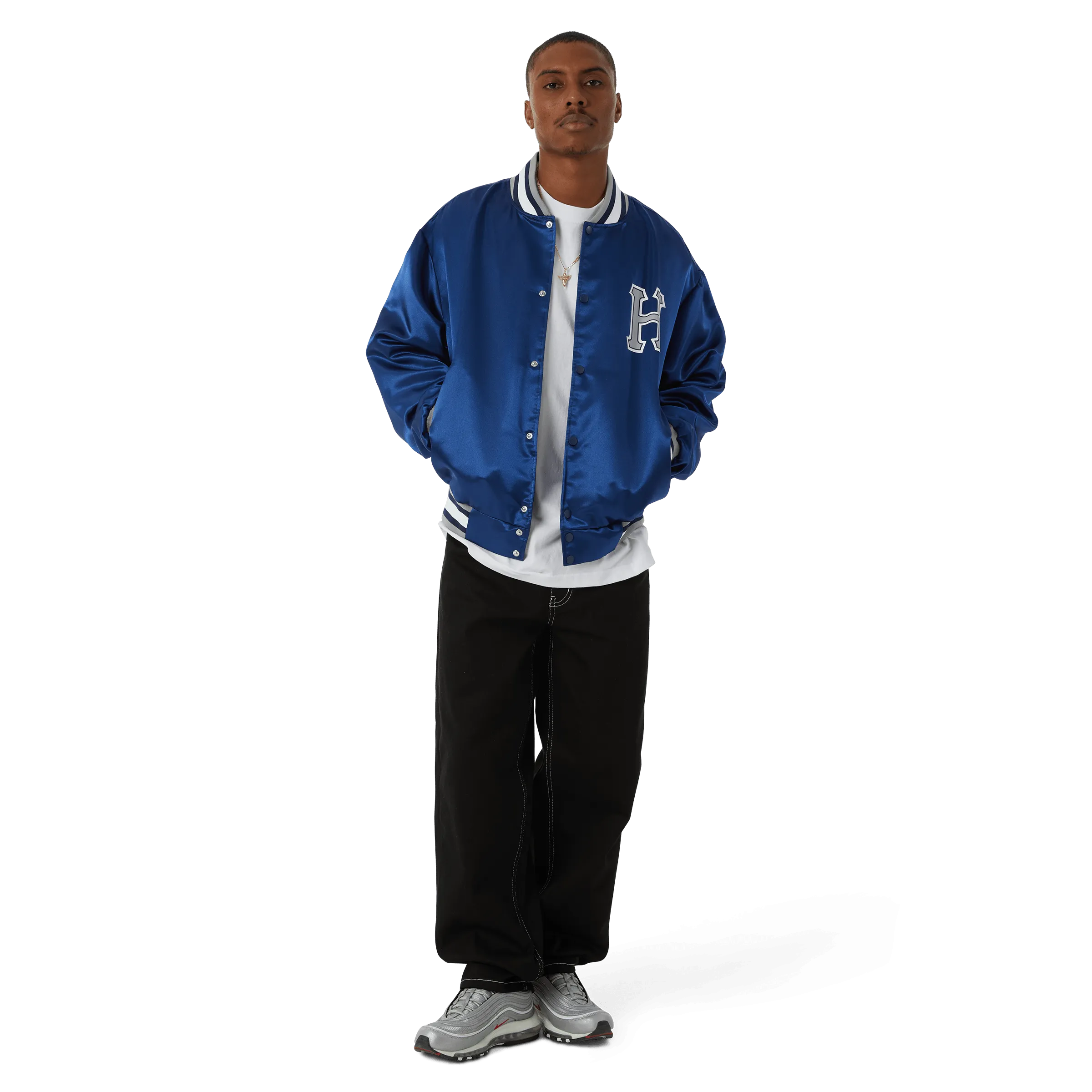 Crackerjack Satin Baseball Jacket