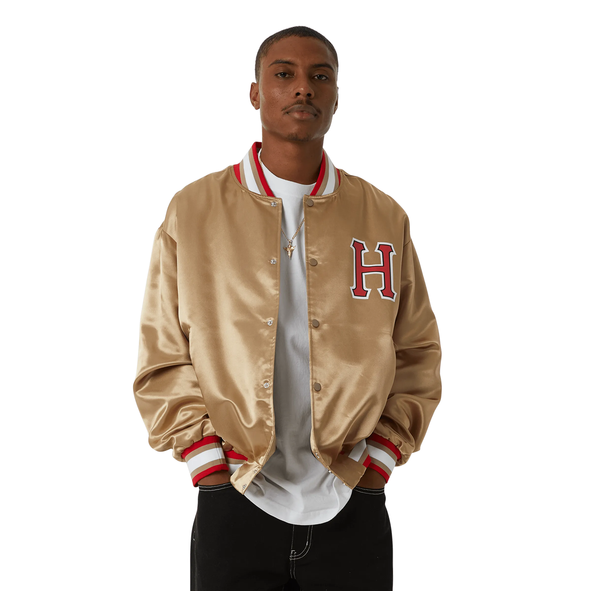 Crackerjack Satin Baseball Jacket