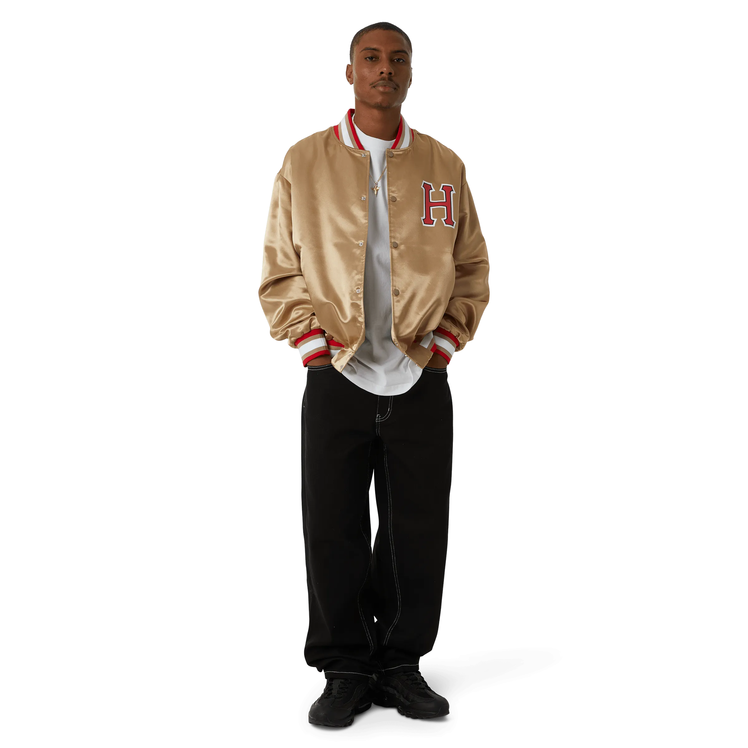 Crackerjack Satin Baseball Jacket