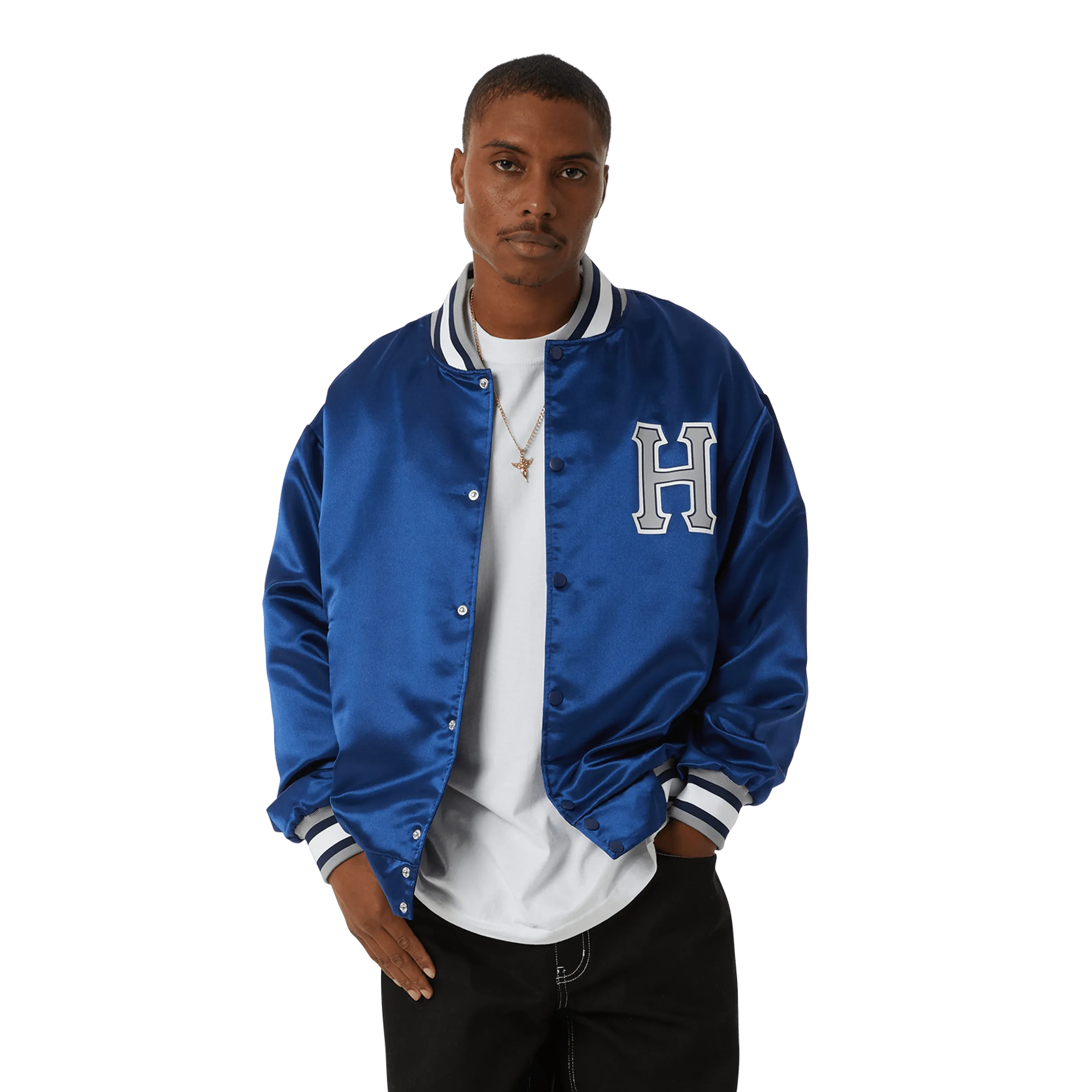 Crackerjack Satin Baseball Jacket