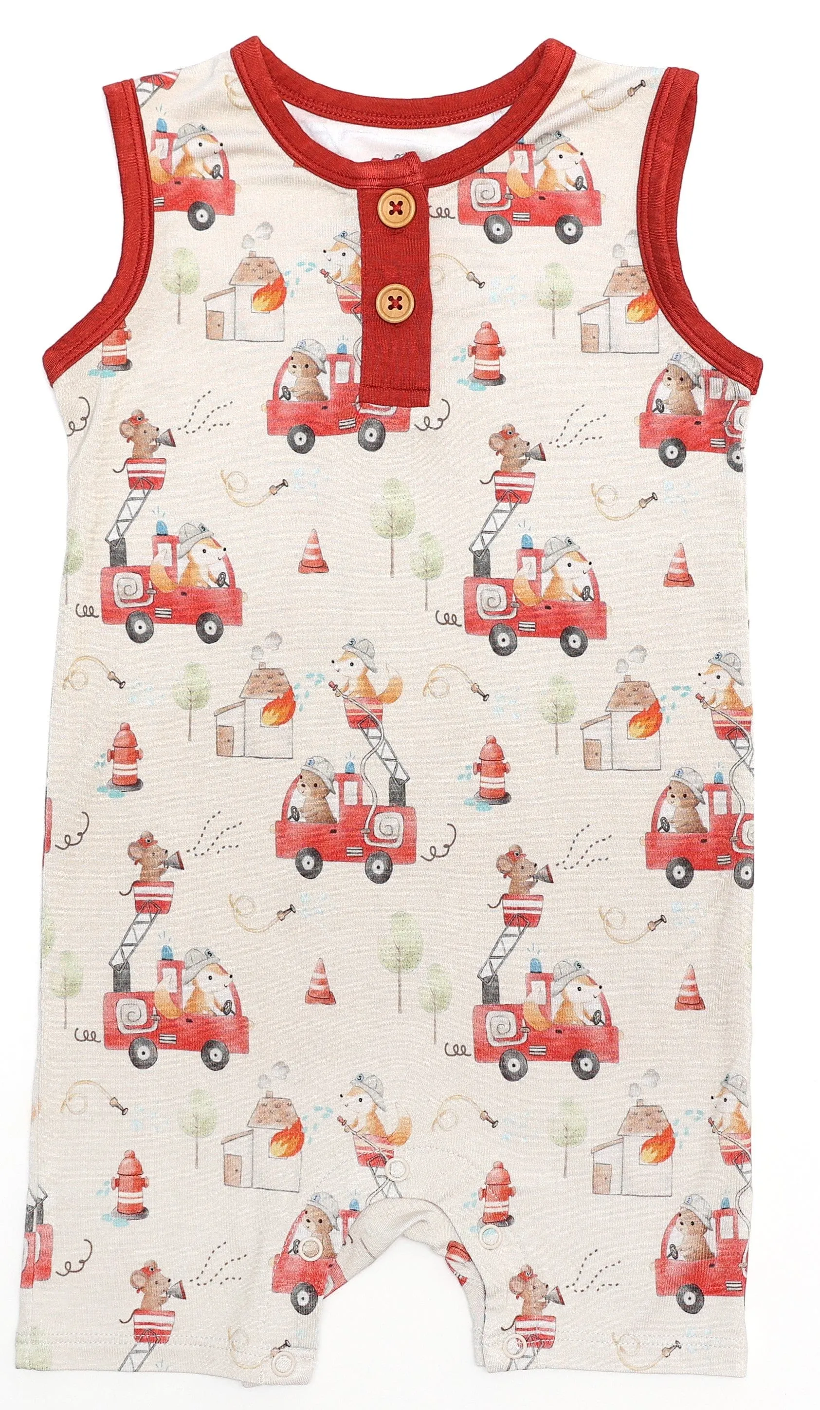 Day Dreams Rescue Friends - Bamboo Baby Tank Romper