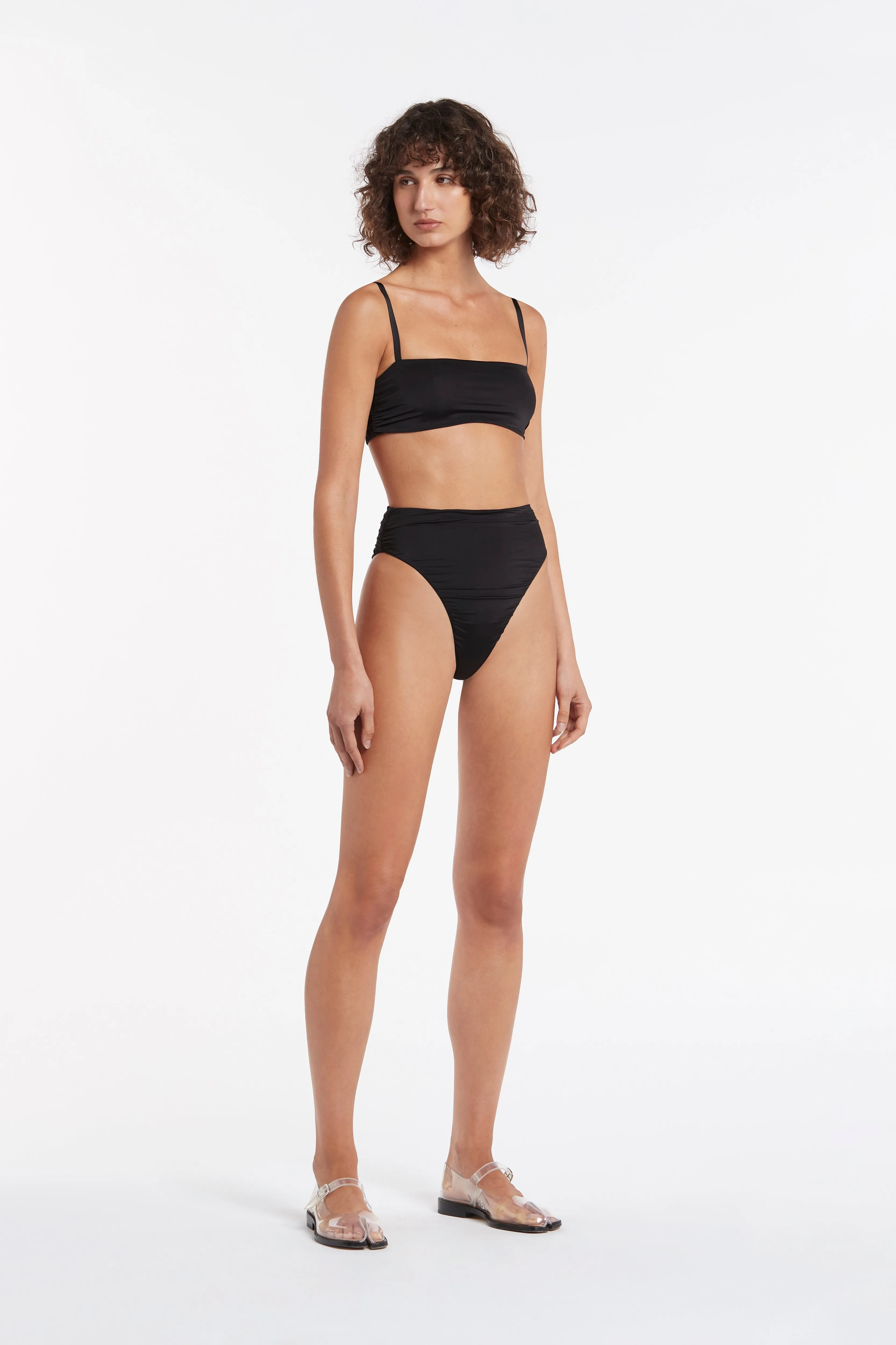 Eloi Ruched High Cut Brief