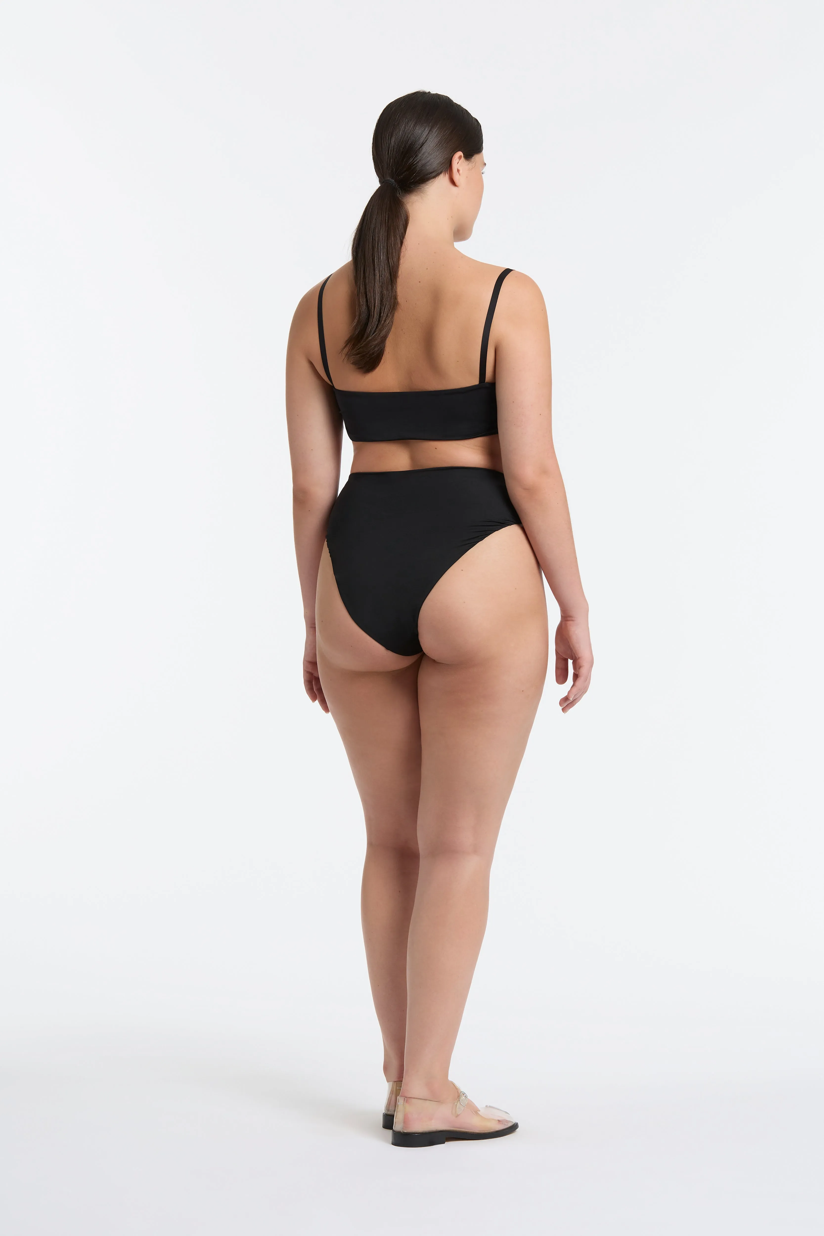 Eloi Ruched High Cut Brief