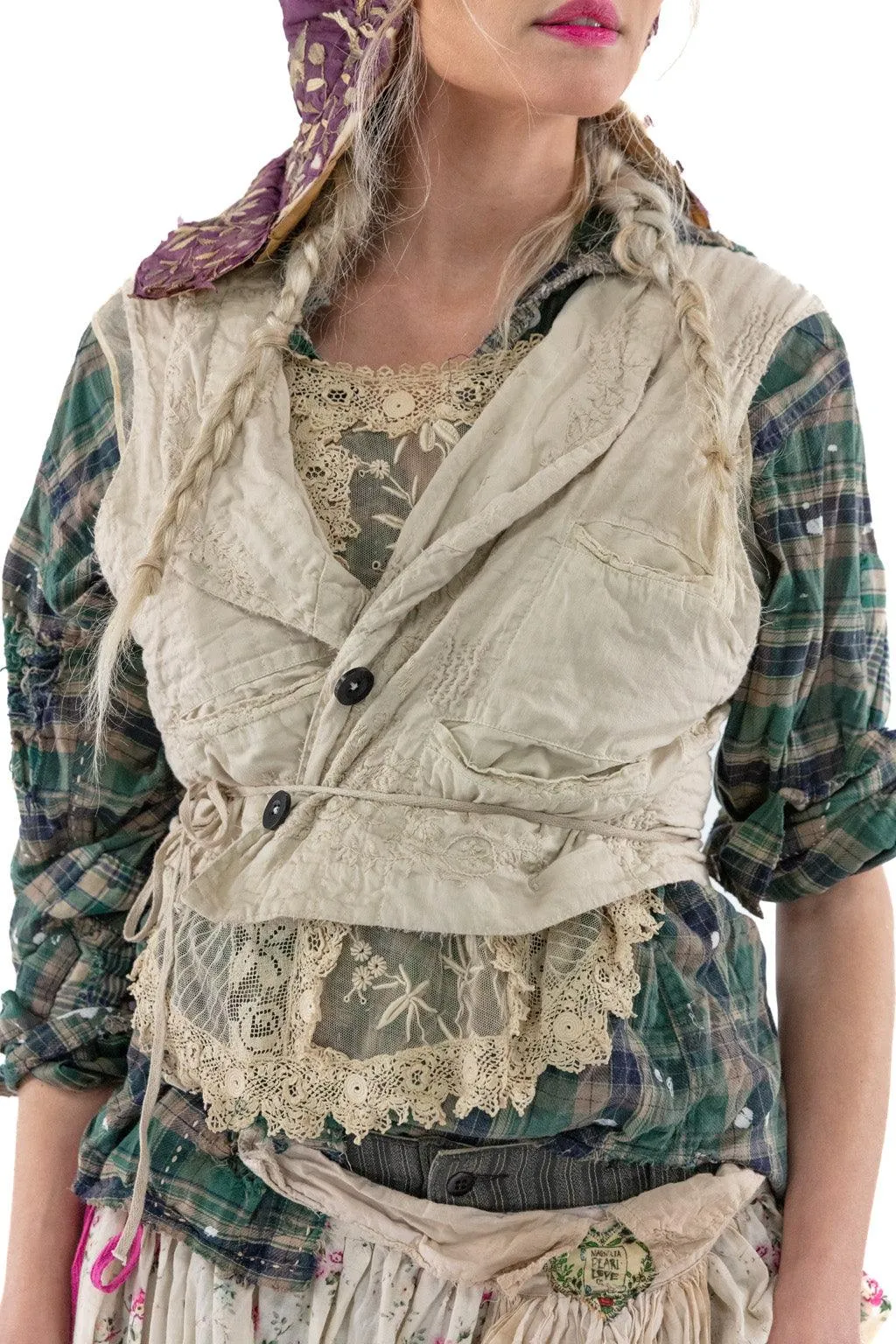 Embroidered Aysel Vest