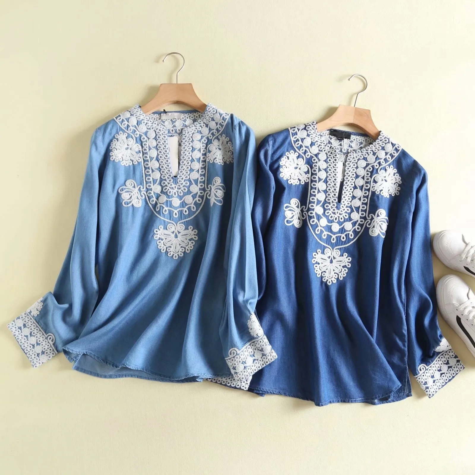Embroidery  Denim Shirt