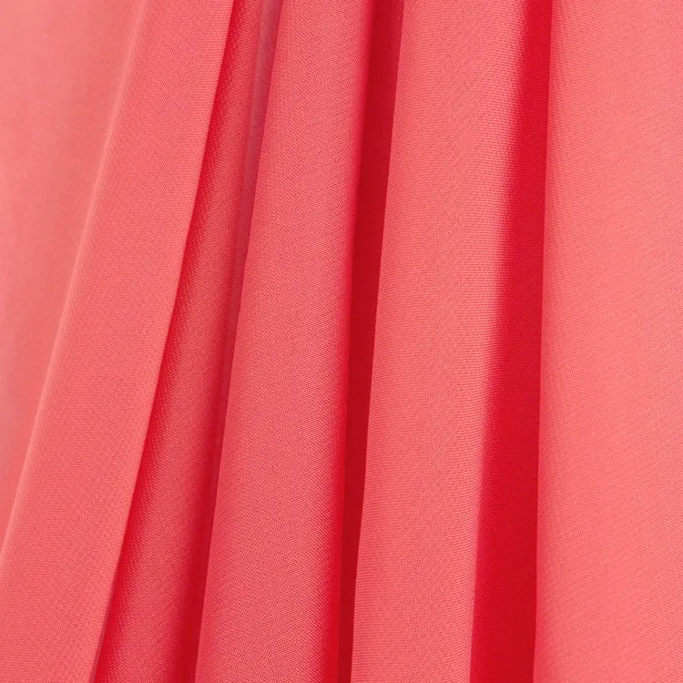 FabricLA Hi Multi Chiffon Fabric | Coral
