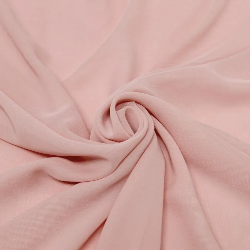 FabricLA Hi Multi Chiffon Fabric | Dusty Rose
