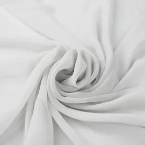 FabricLA Hi Multi Chiffon Fabric | White