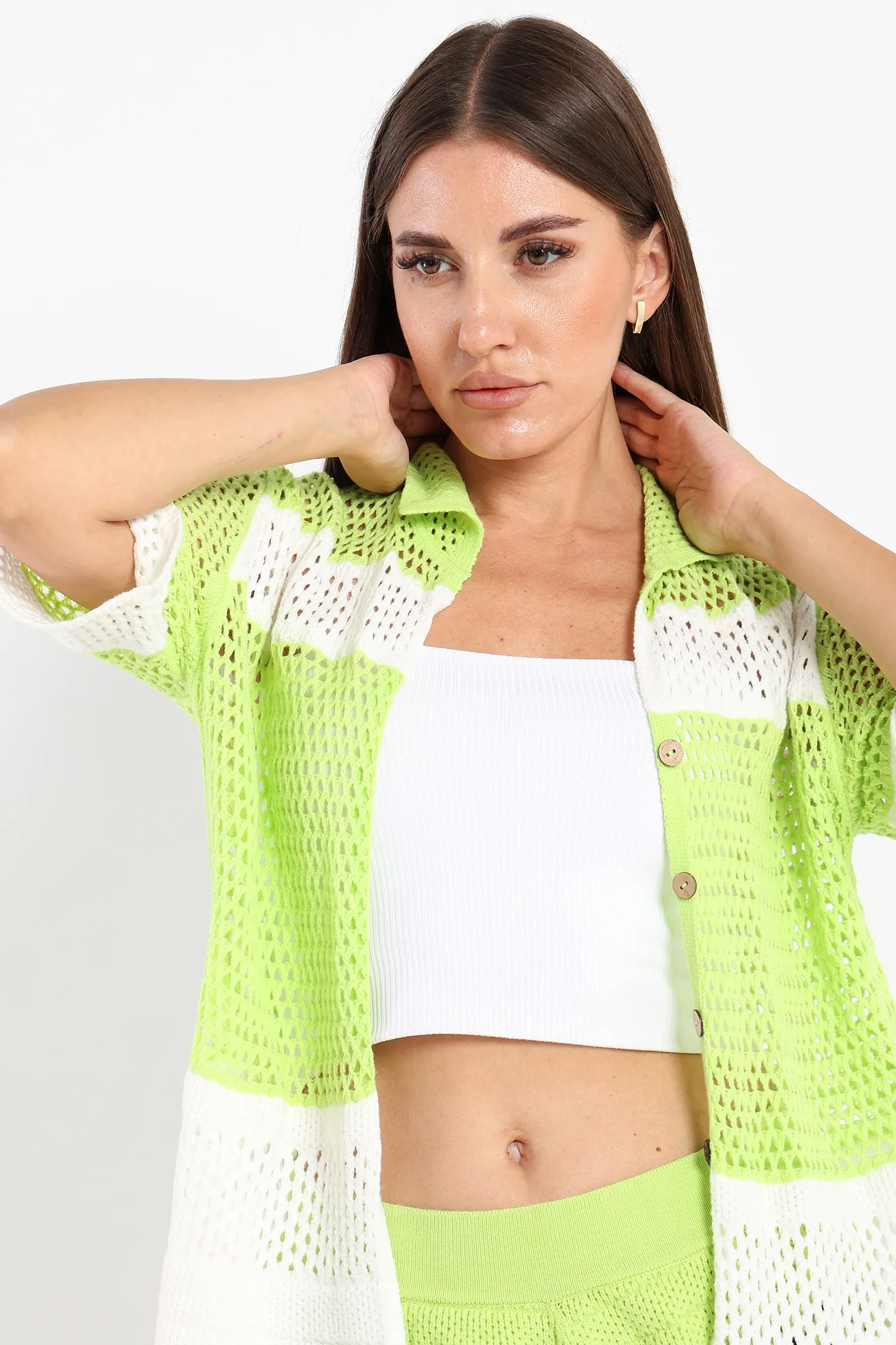 Hawaiian Set - Lime Green