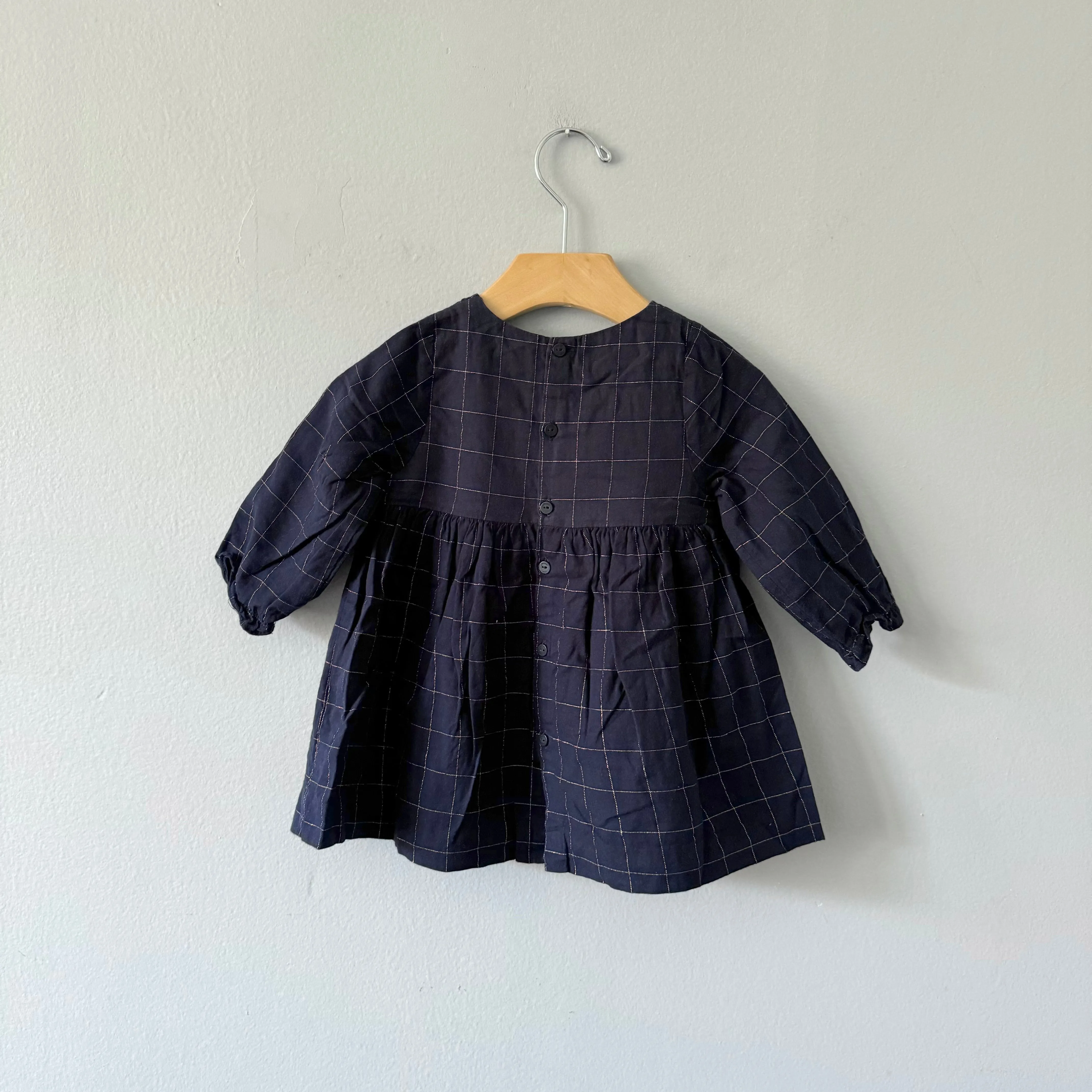 Jacadi / Navy long sleeve dress / 18M
