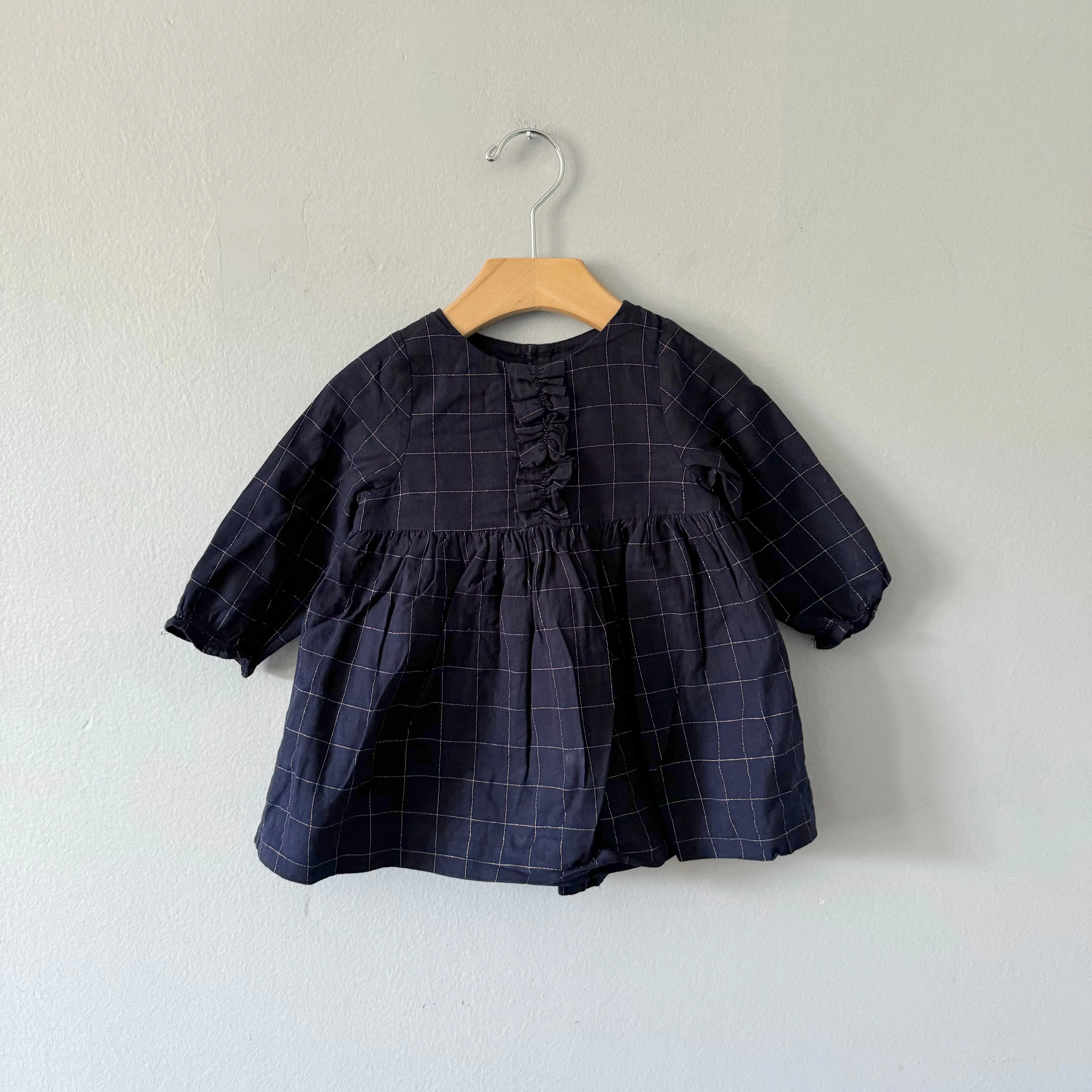 Jacadi / Navy long sleeve dress / 18M