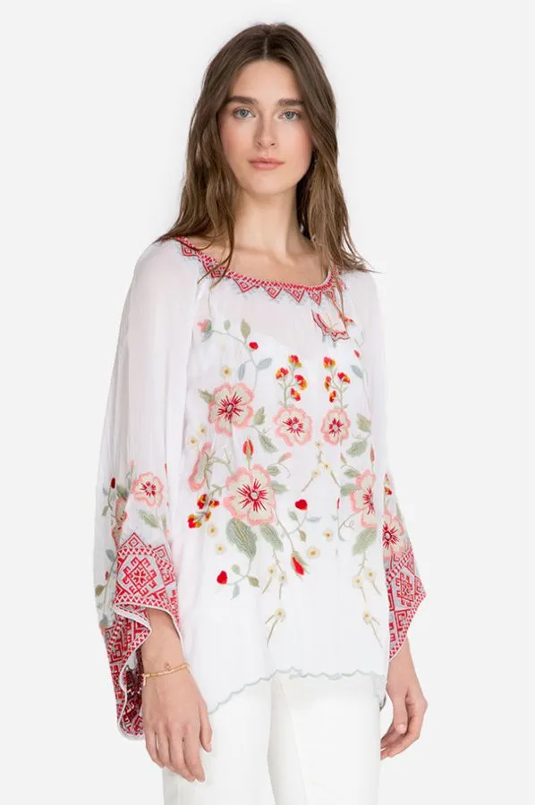 Johnny Was Grace Top- White - Small ONLY