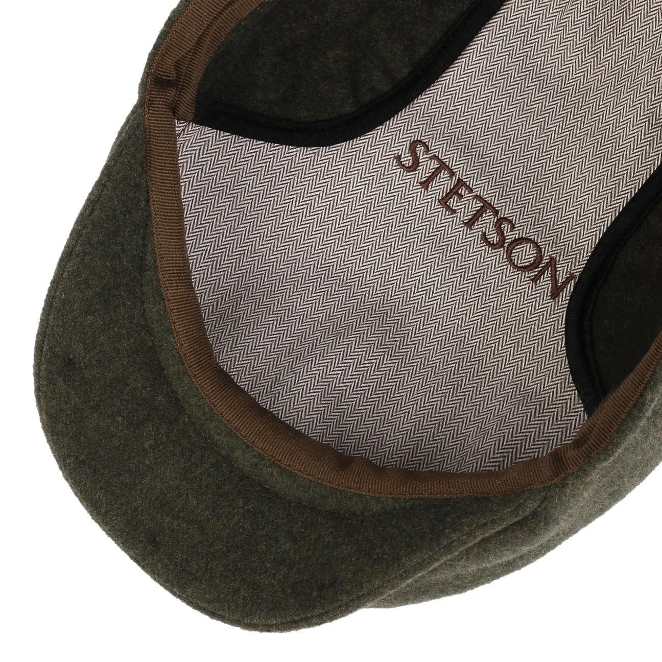 Kent Wool Earflaps Flat Cap by Stetson