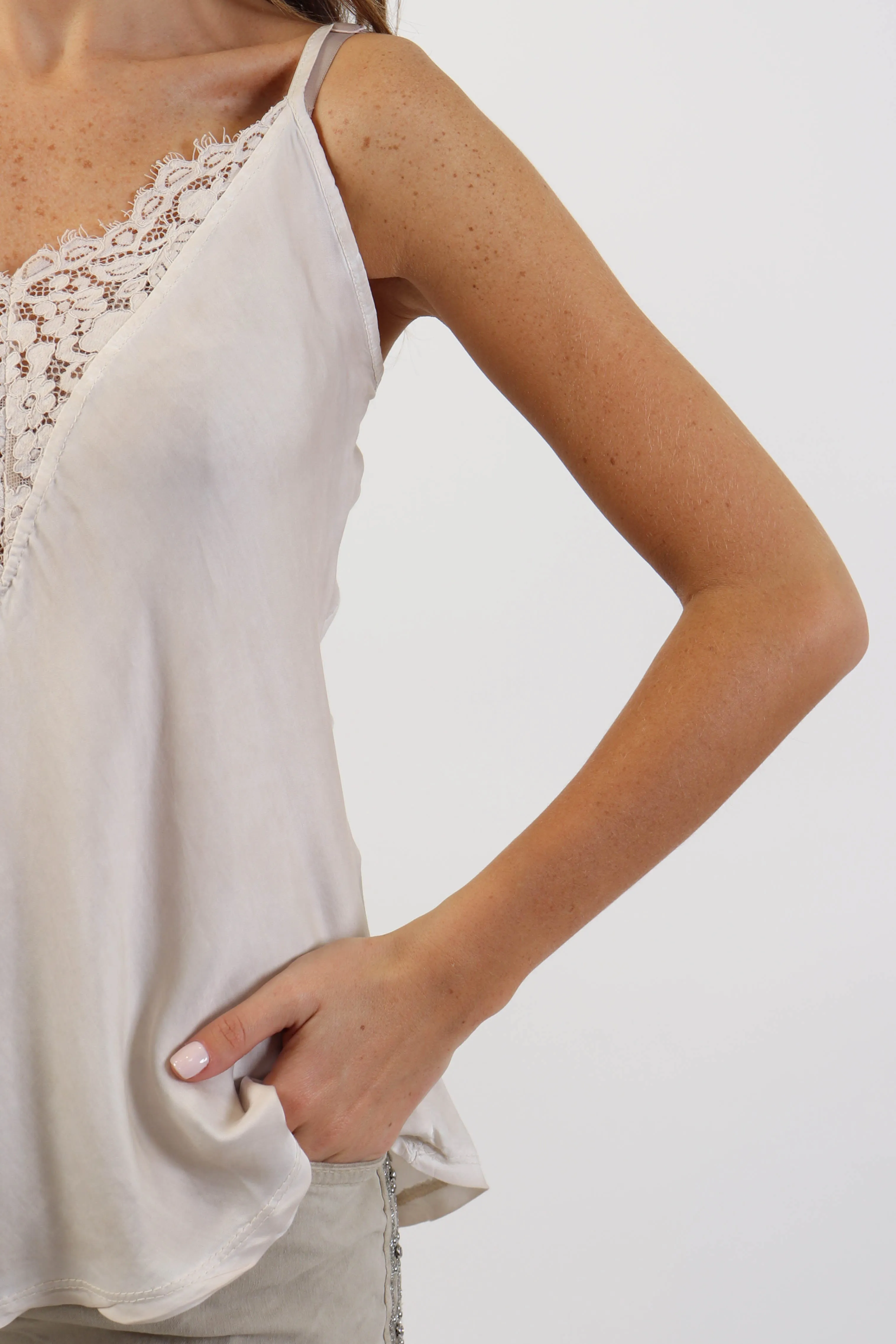 Lace V Cami