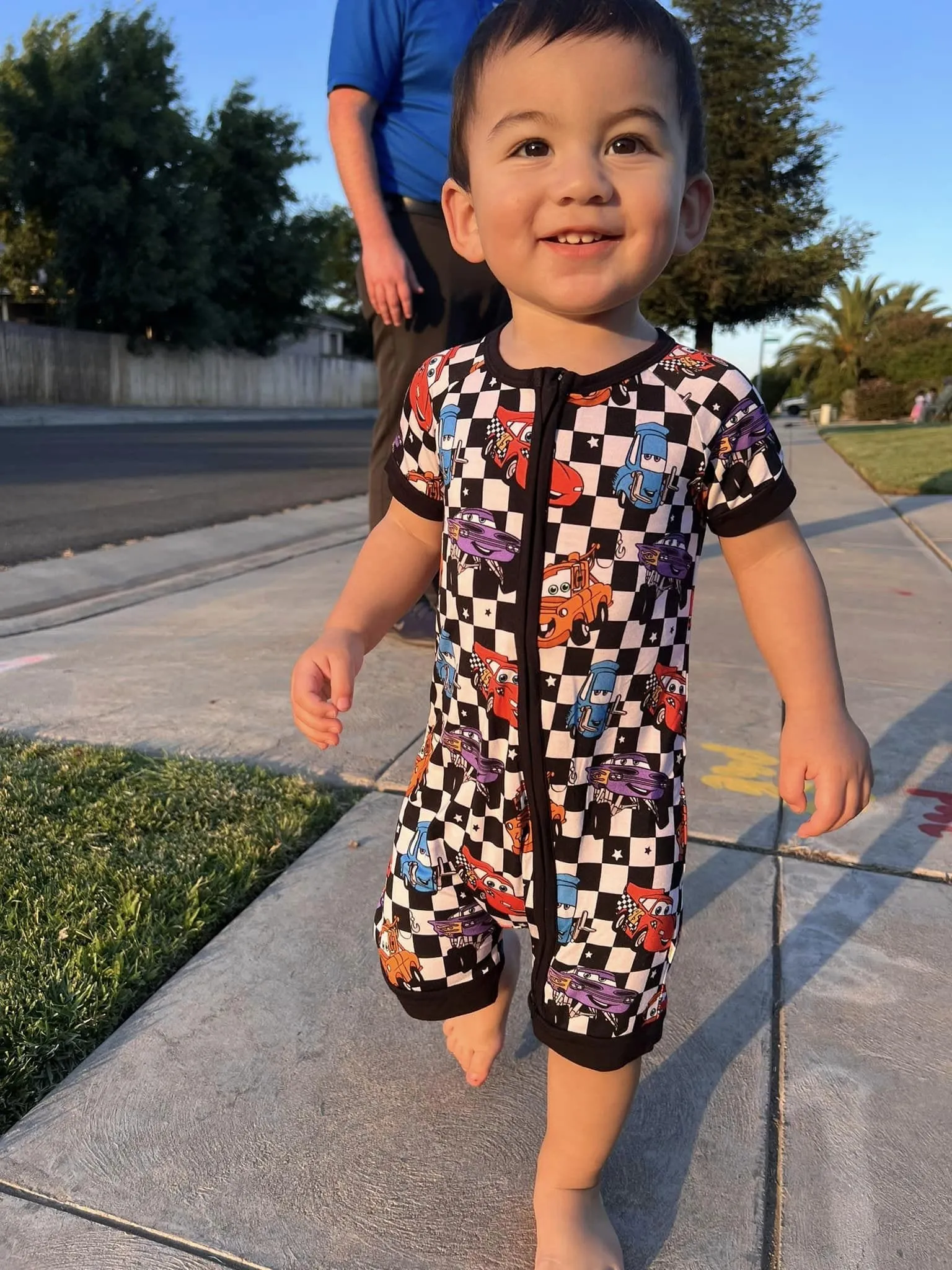Magic Halloween Haunted Pups - Bamboo Shorty Romper