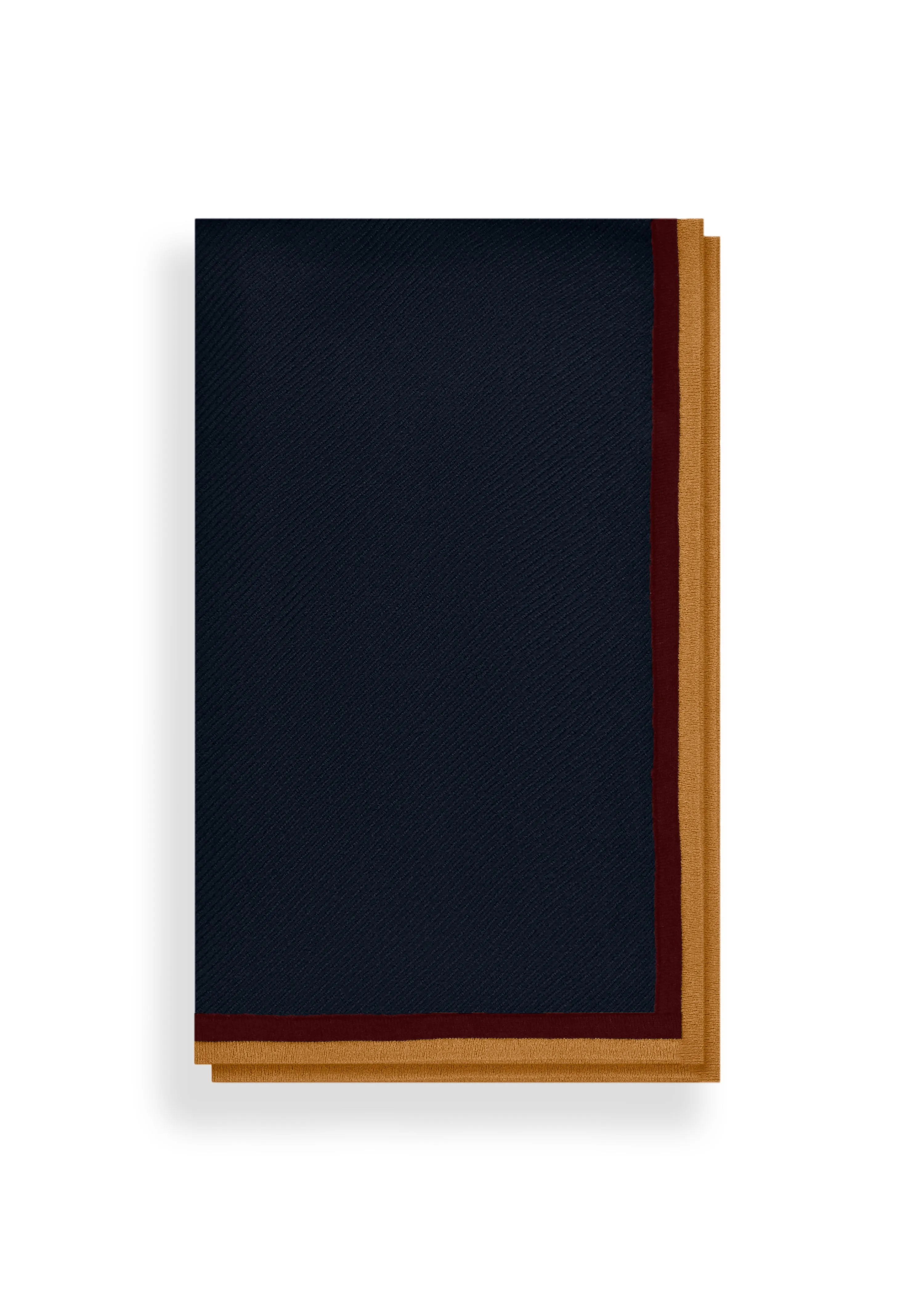 Medium Twill Blanket with Double Border in Merino