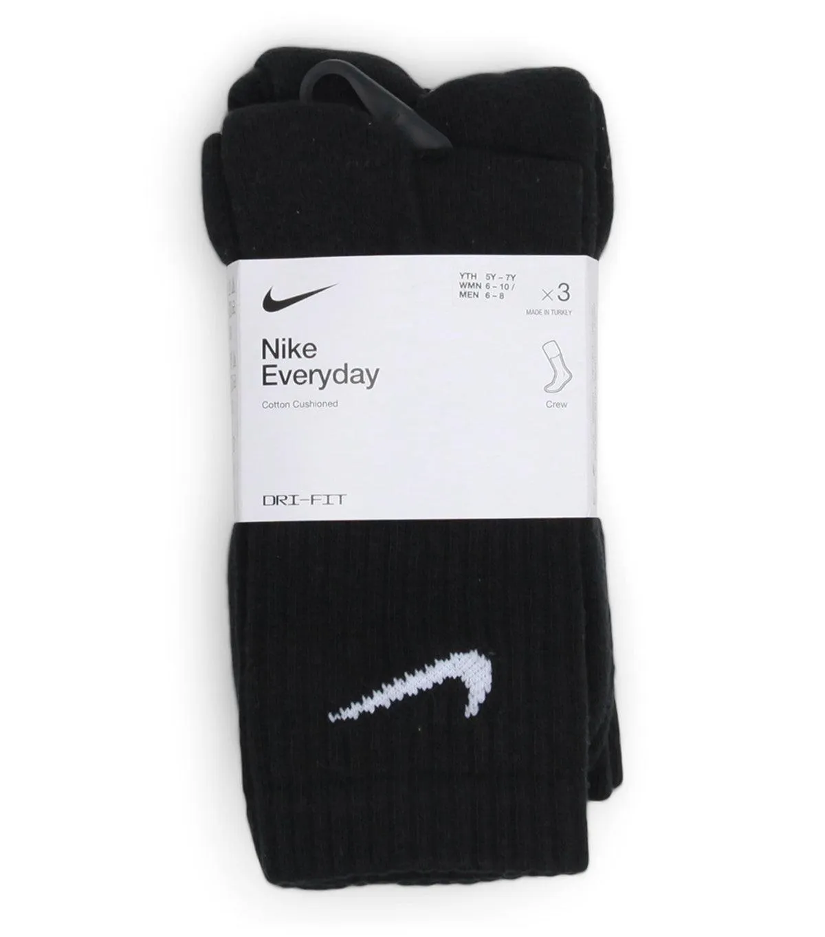 Nike Everyday Cushioned Crew Socks Black