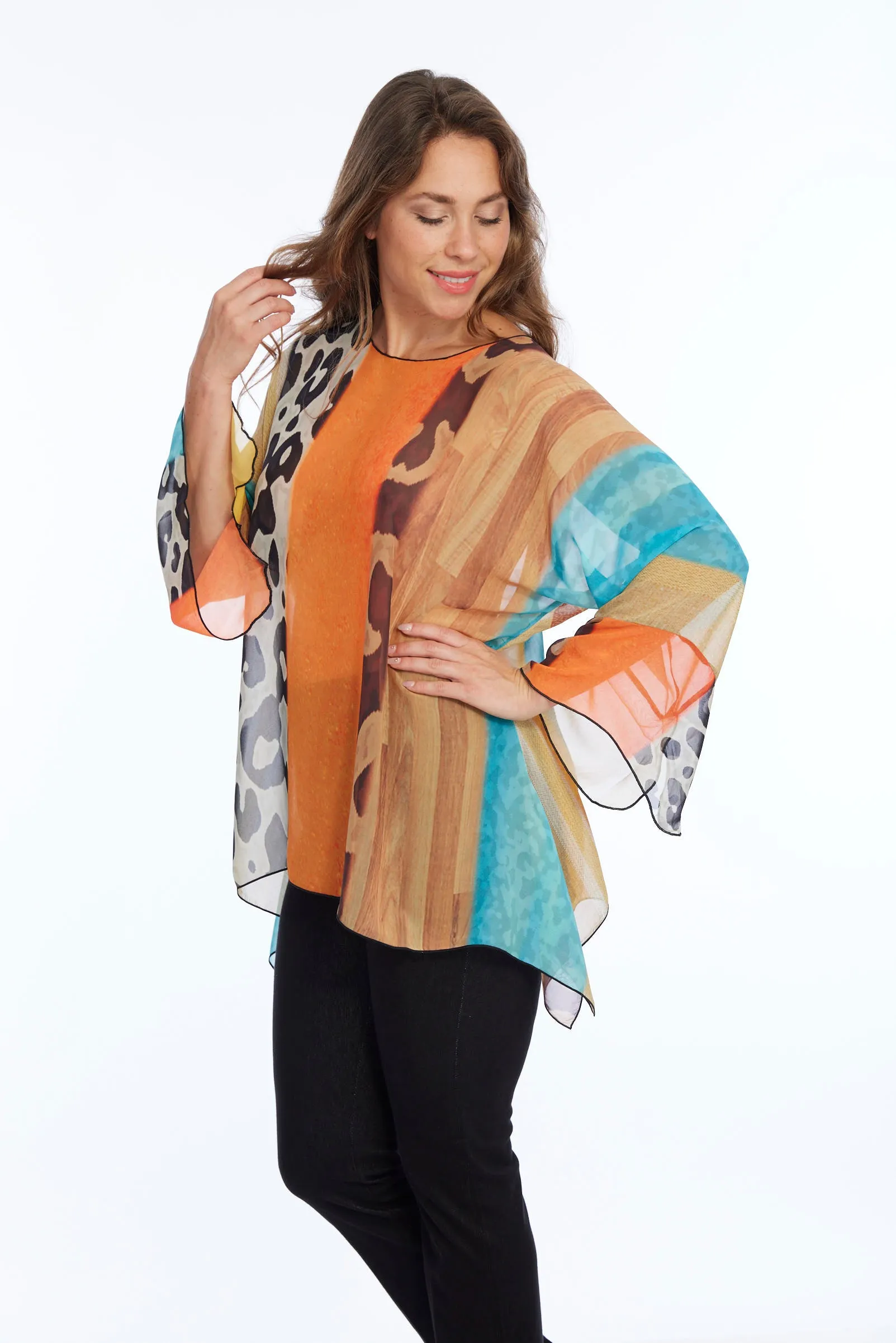 One Size Animal Color Blouse LIOR