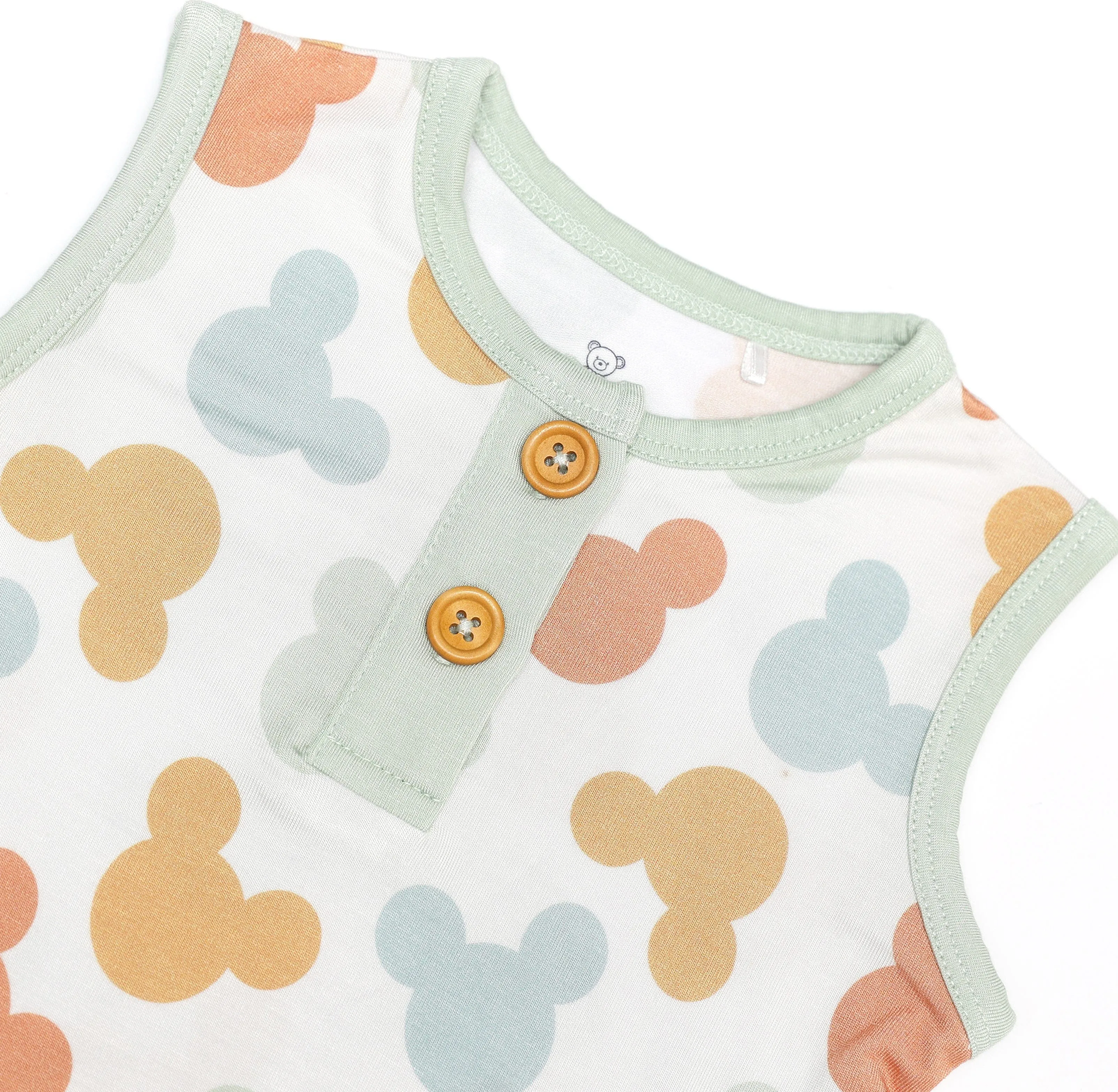 Park Fun Boho Ears - Bamboo Baby Tank Romper
