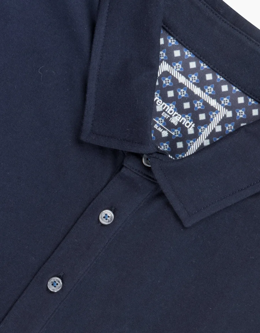 Portofino Navy Short Sleeve Polo Shirt