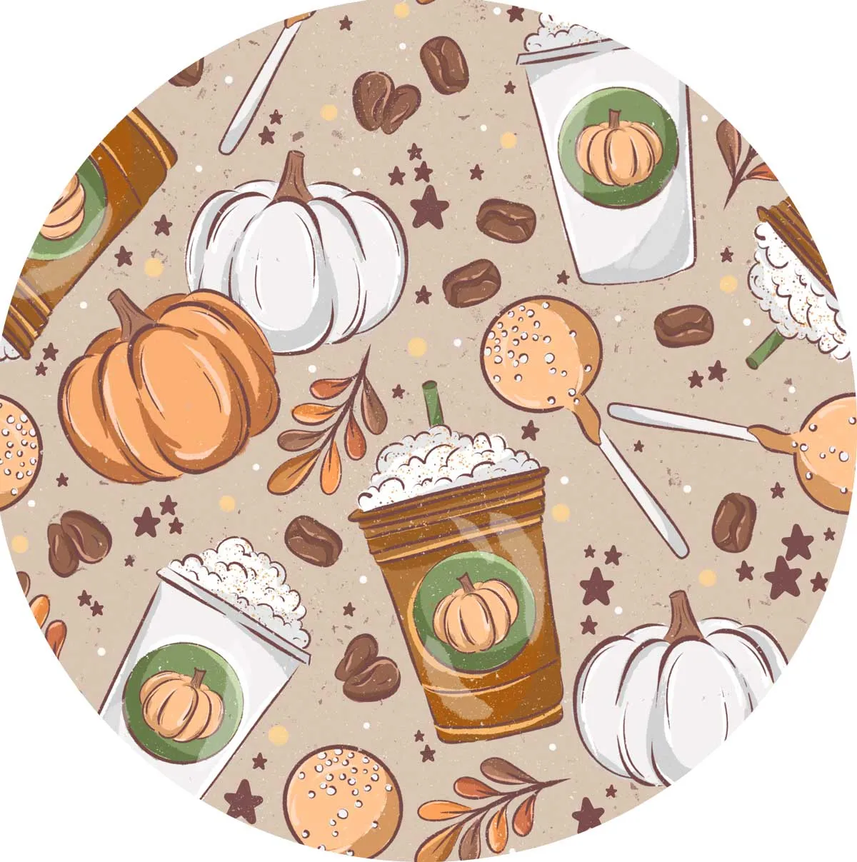 [Pre Order] Fabulous Fall Pumpkin Spice - Bamboo Zippy Romper (EST SHIP LATE OCT)