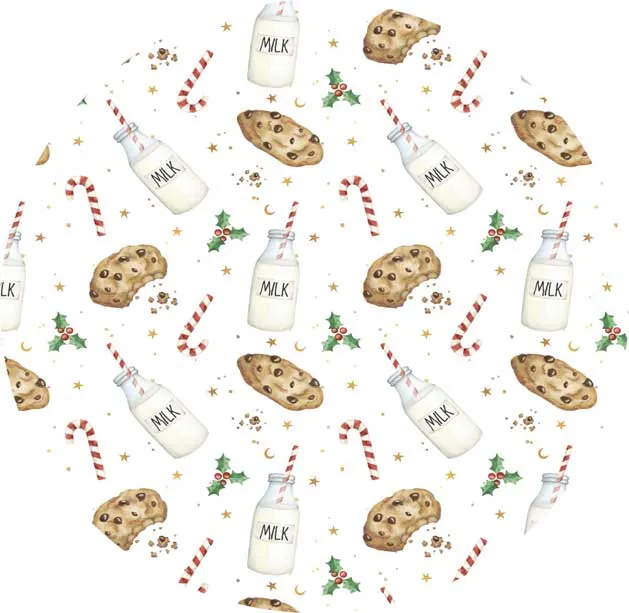 [Pre Order] Holiday Classics Milk & Cookies - Bamboo Zippy Romper (EST SHIP LATE OCT)