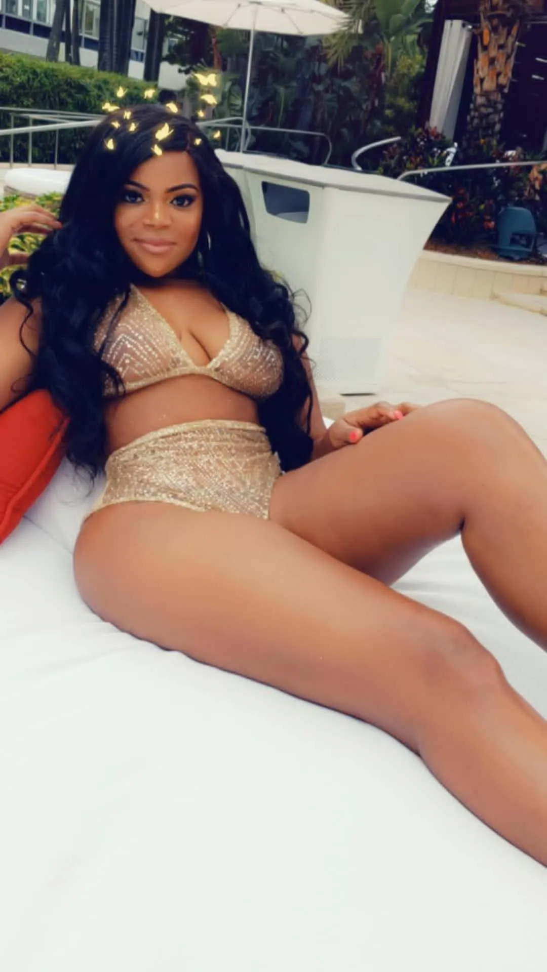 Shimmer Bonnie two piece high waist swimsuit