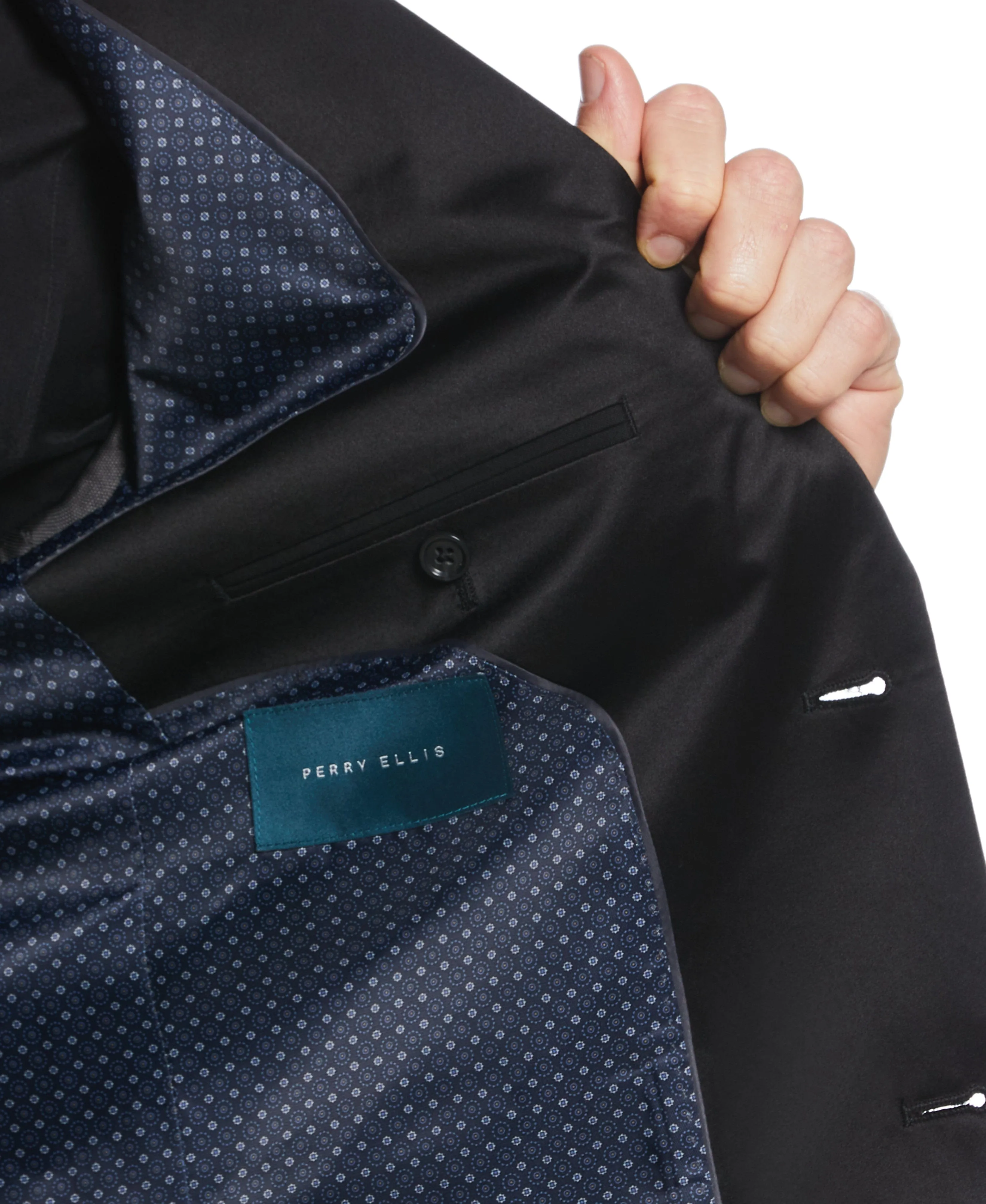 Slim Fit Contrast Tuxedo Jacket