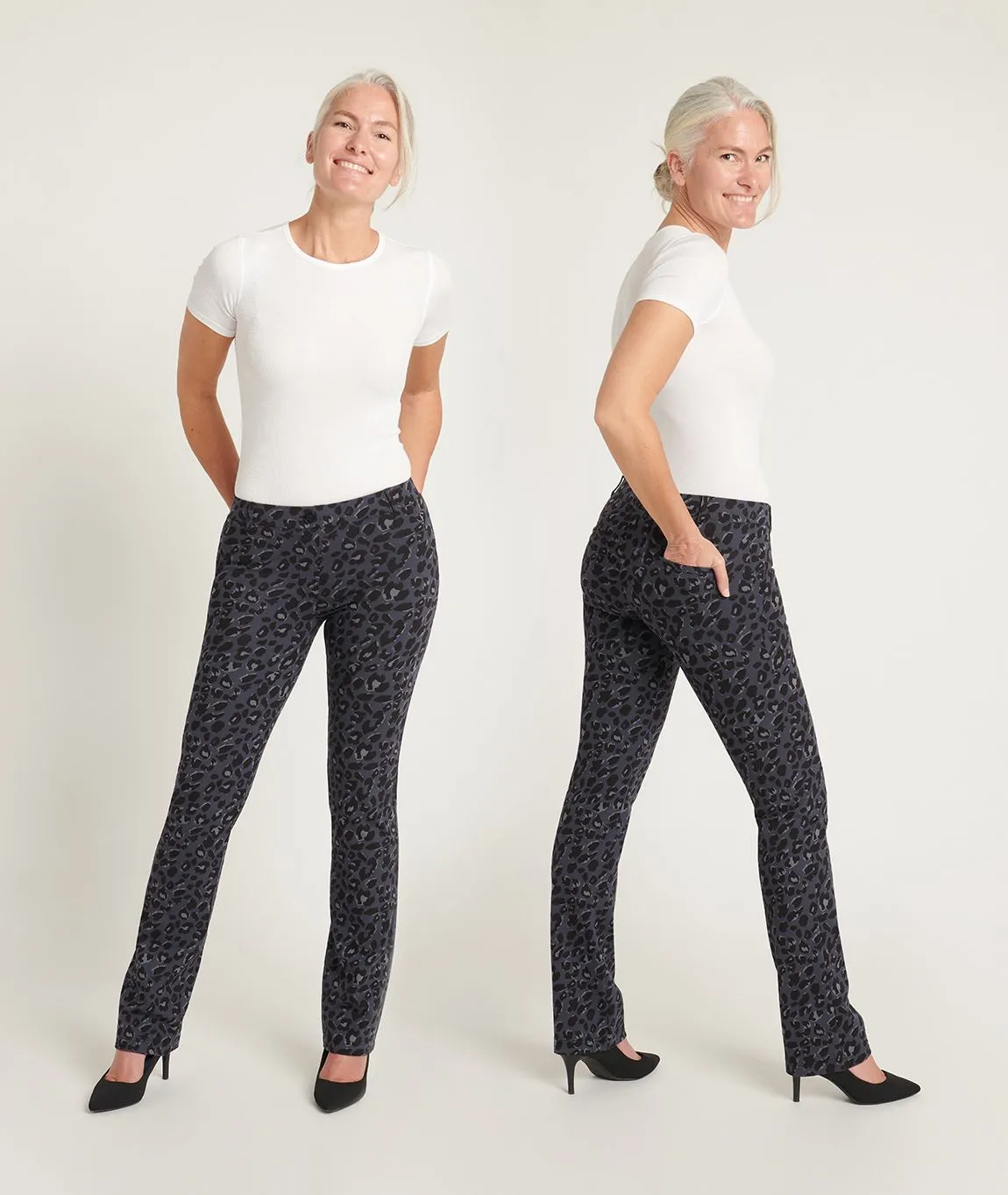Straight-Leg | Two-Pocket Dress Pant Yoga Pants (Jaguar)