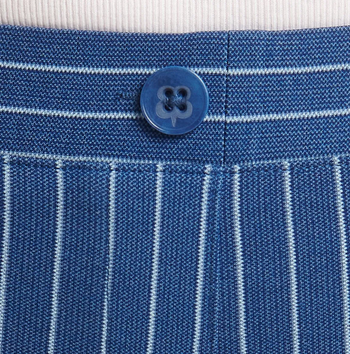 Straight Leg | Two-Pocket Straight-Leg Dress Pant Yoga Pants (Aegean Pinstripe)