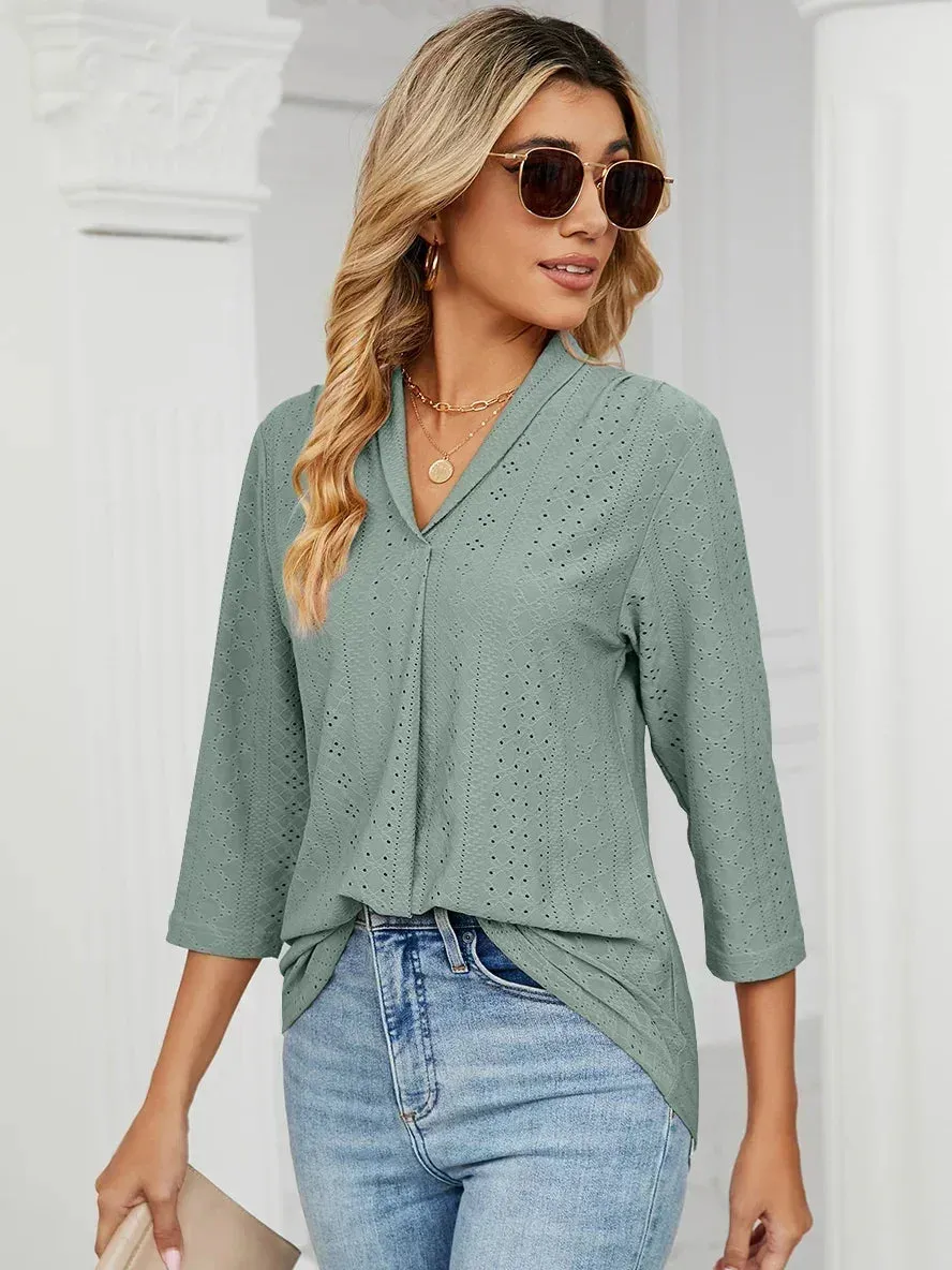 Women's Clothing Shirts & Blouses Korean Popular Clothes White Black Woman Trend 2024 Elegant Top for Women Ladies Blouse Shirt
