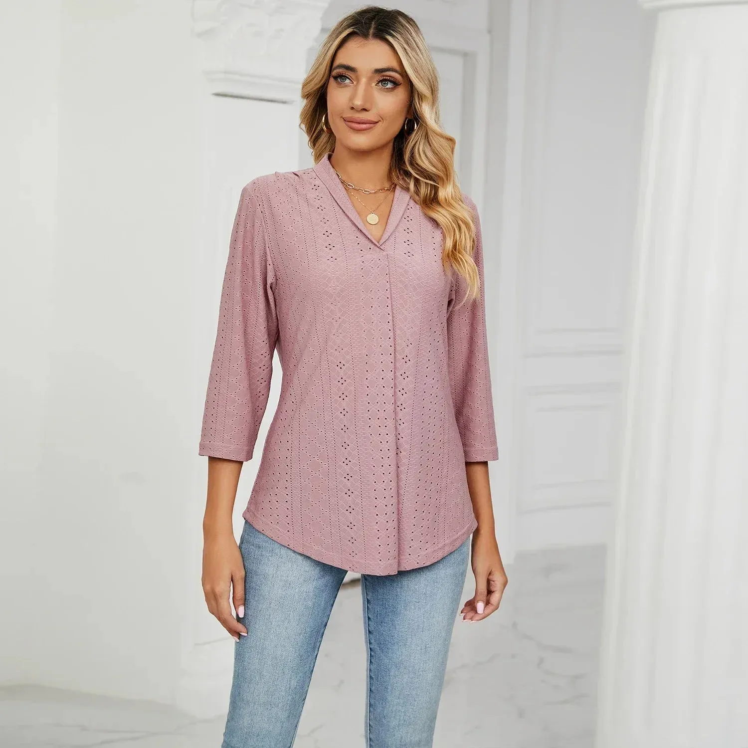 Women's Clothing Shirts & Blouses Korean Popular Clothes White Black Woman Trend 2024 Elegant Top for Women Ladies Blouse Shirt